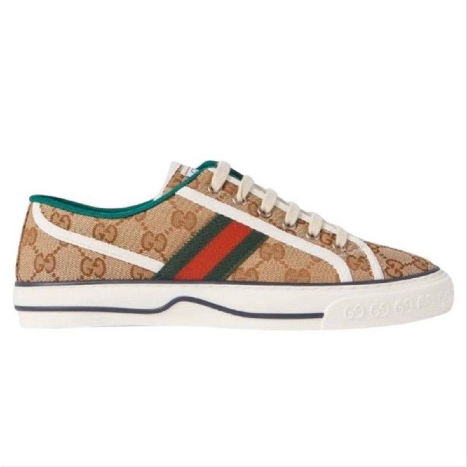 Tennis 1977 GG logo stripe web sneakers