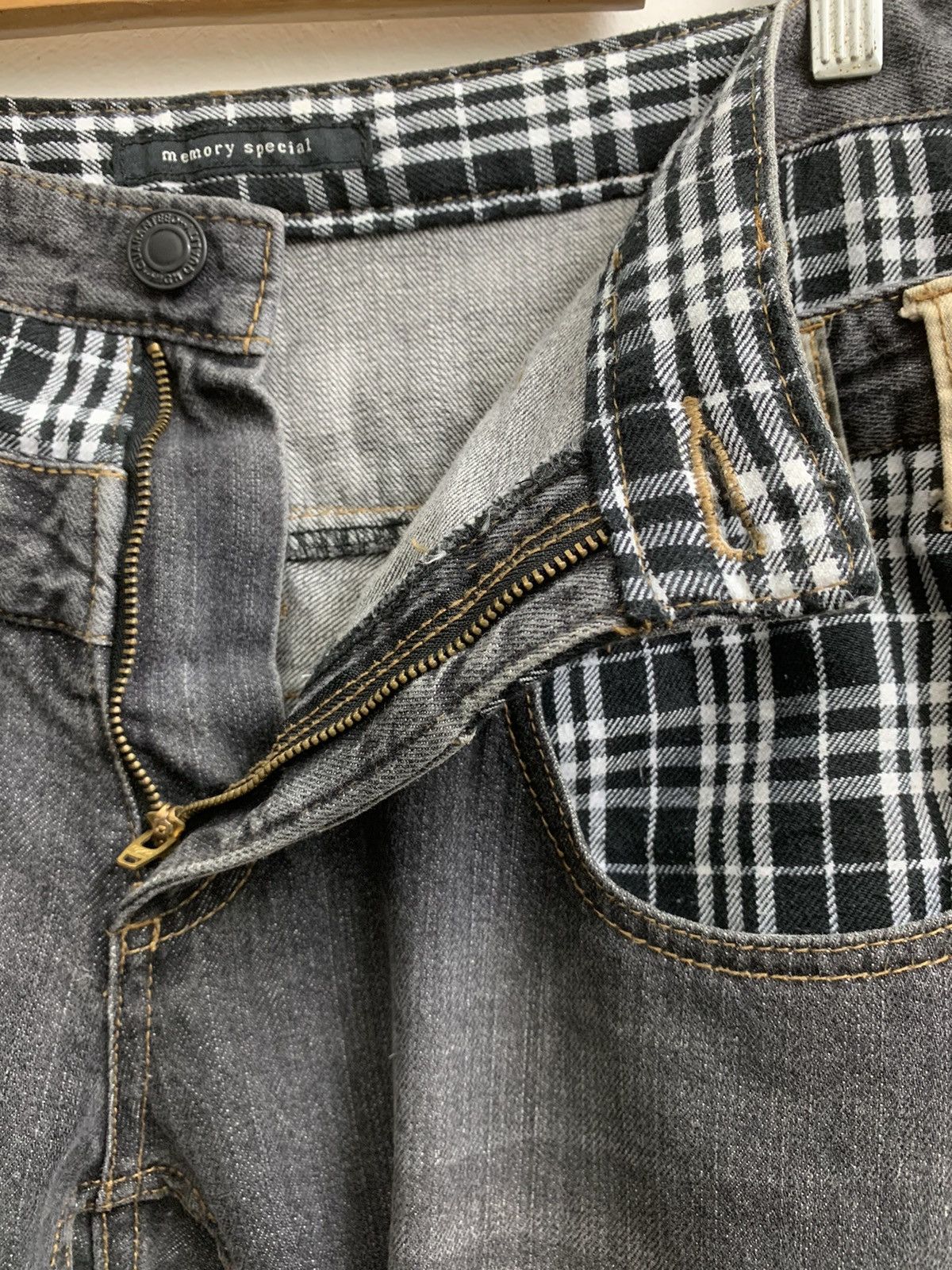 Japanese Brand 🇯🇵 Japanese Double Waist Baggy Denim Pants Size US 32 / EU 48 - 5 Thumbnail
