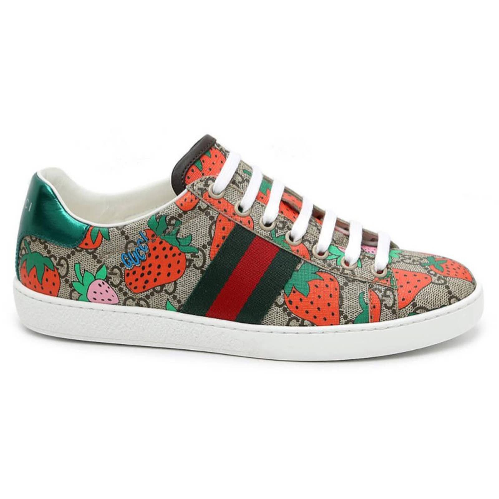Ace GG logo strawberry sneakers