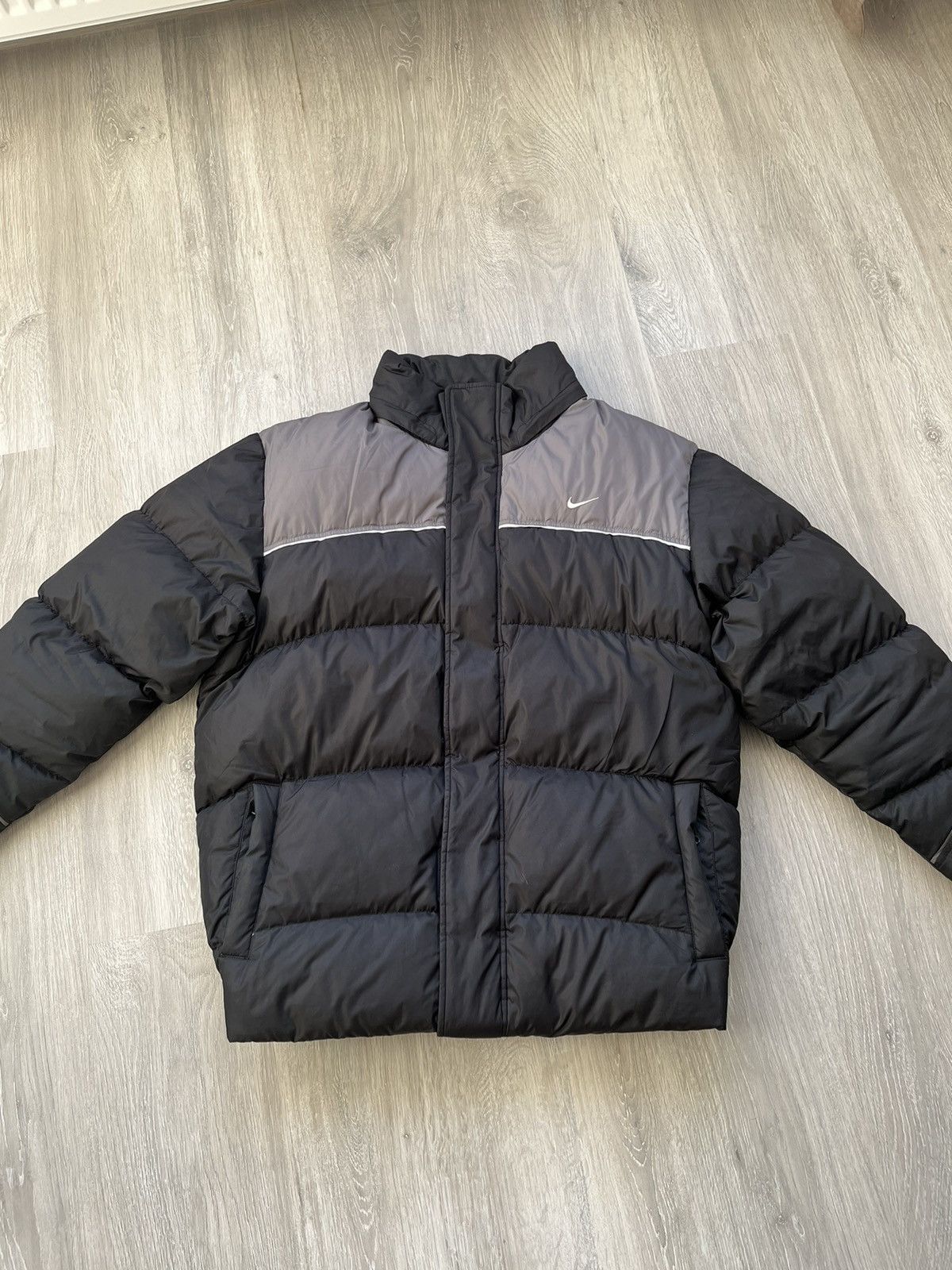 Nike × Vintage Nike Vintage Down Puffer Jacket parka Swoosh Size US XL / EU 56 / 4 - 9 Thumbnail