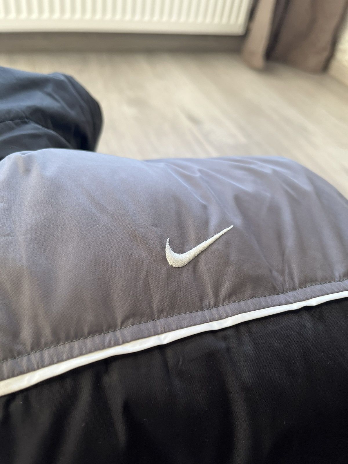 Nike × Vintage Nike Vintage Down Puffer Jacket parka Swoosh Size US XL / EU 56 / 4 - 12 Thumbnail
