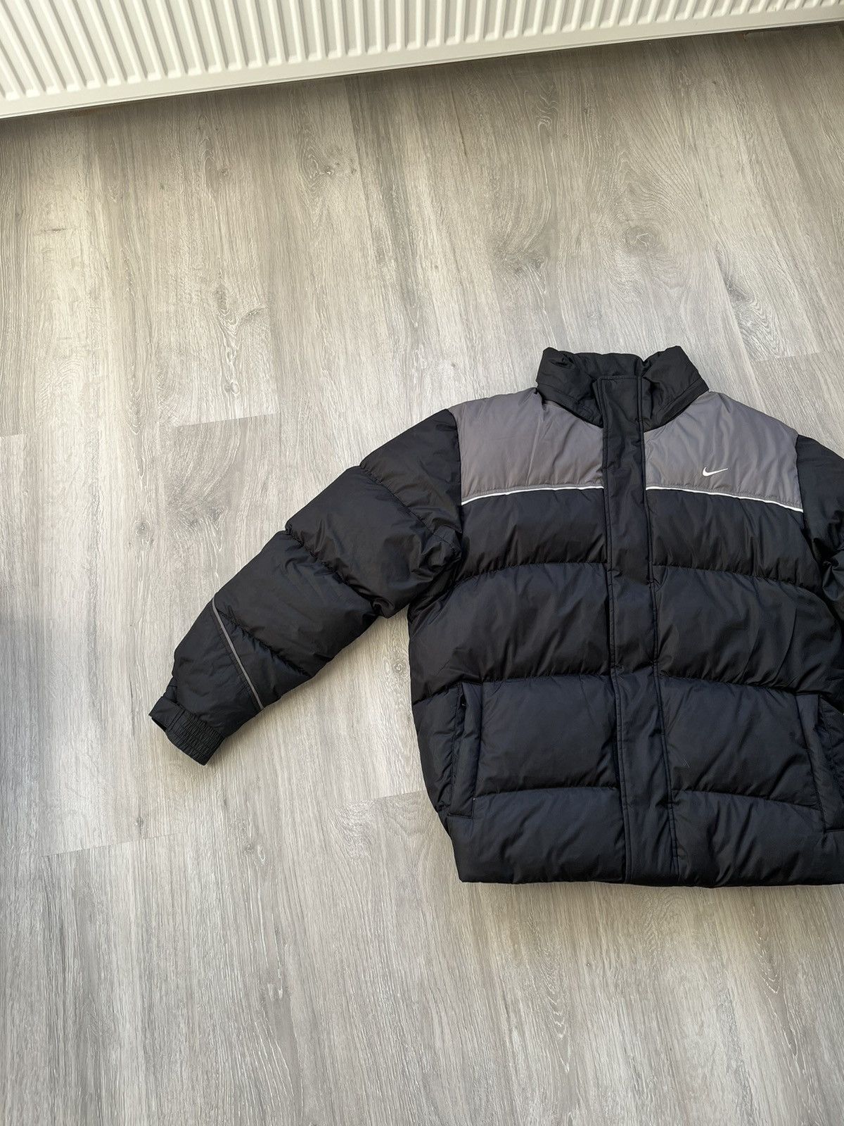 Nike × Vintage Nike Vintage Down Puffer Jacket parka Swoosh Size US XL / EU 56 / 4 - 4 Thumbnail