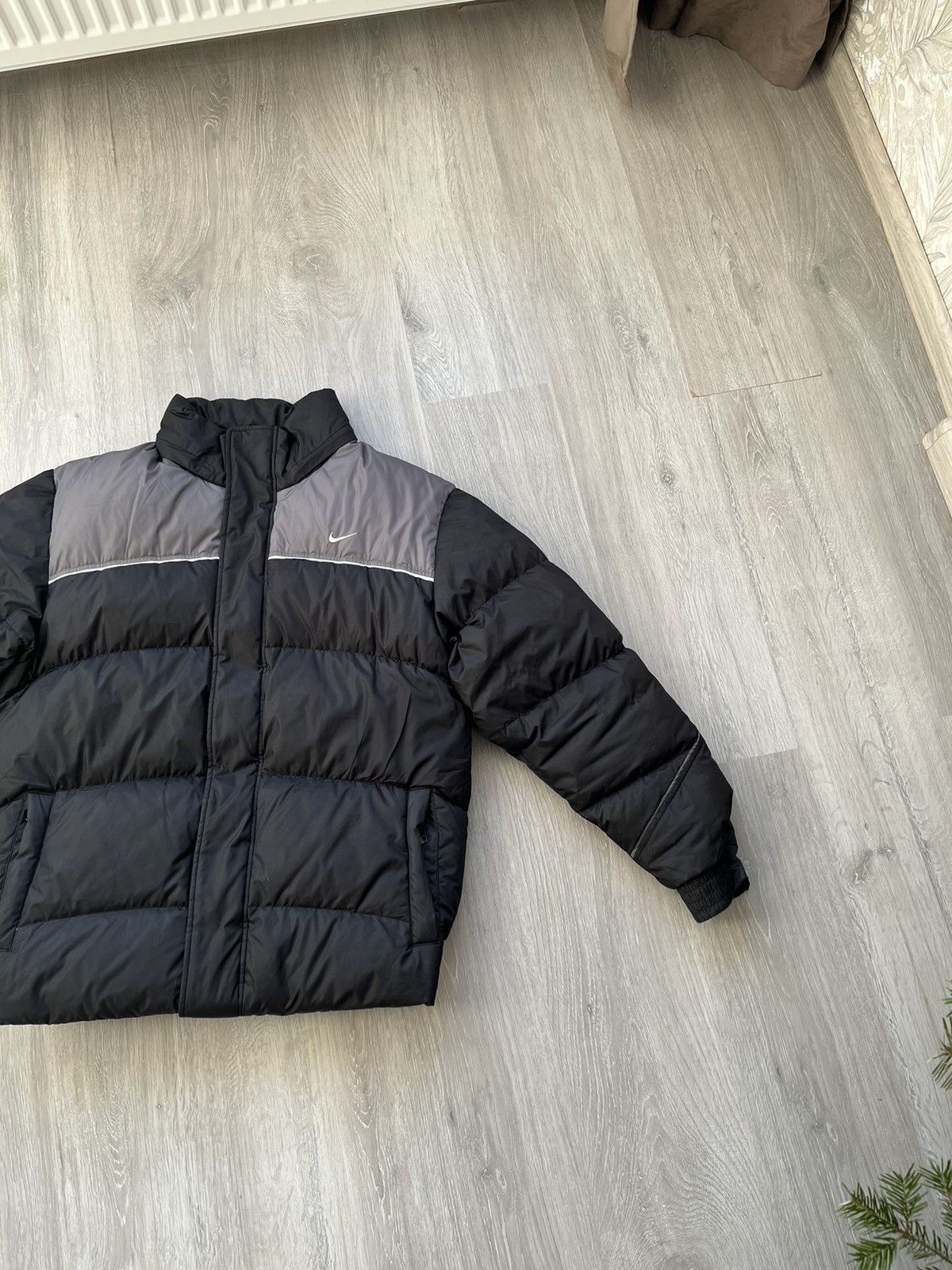 Nike × Vintage Nike Vintage Down Puffer Jacket parka Swoosh Size US XL / EU 56 / 4 - 3 Thumbnail