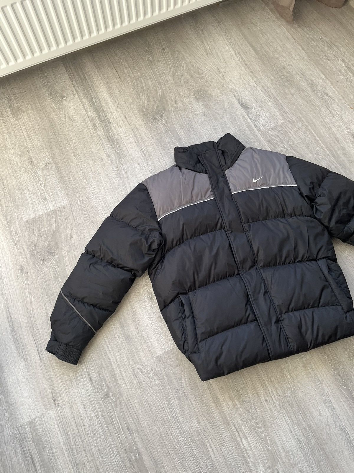 Nike × Vintage Nike Vintage Down Puffer Jacket parka Swoosh Size US XL / EU 56 / 4 - 6 Thumbnail
