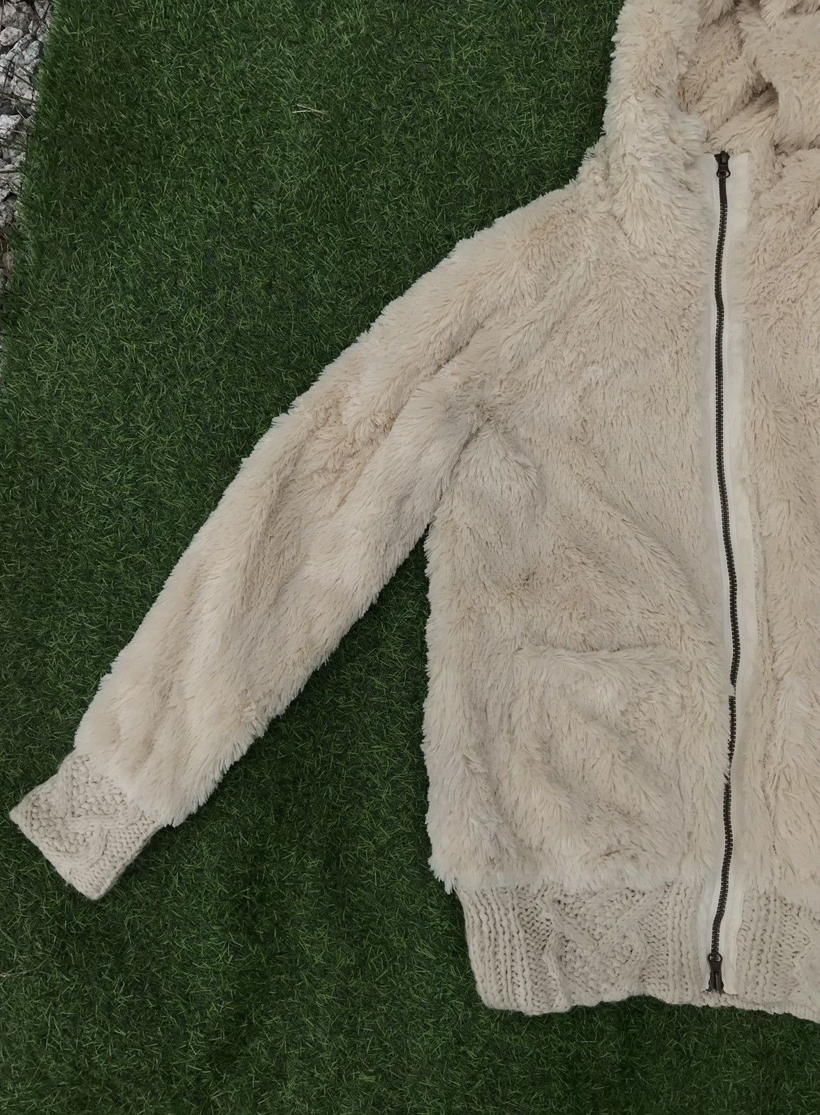 Japanese Brand Eene Meeni Calif Fleece Jacket Hoodie Size M / US 6-8 / IT 42-44 - 3 Thumbnail