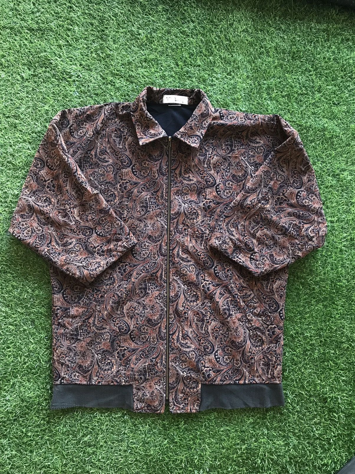 Vintage Vintage Floral Unbranded Zipper Jacket Size L / US 10 / IT 46 - 1 Thumbnail