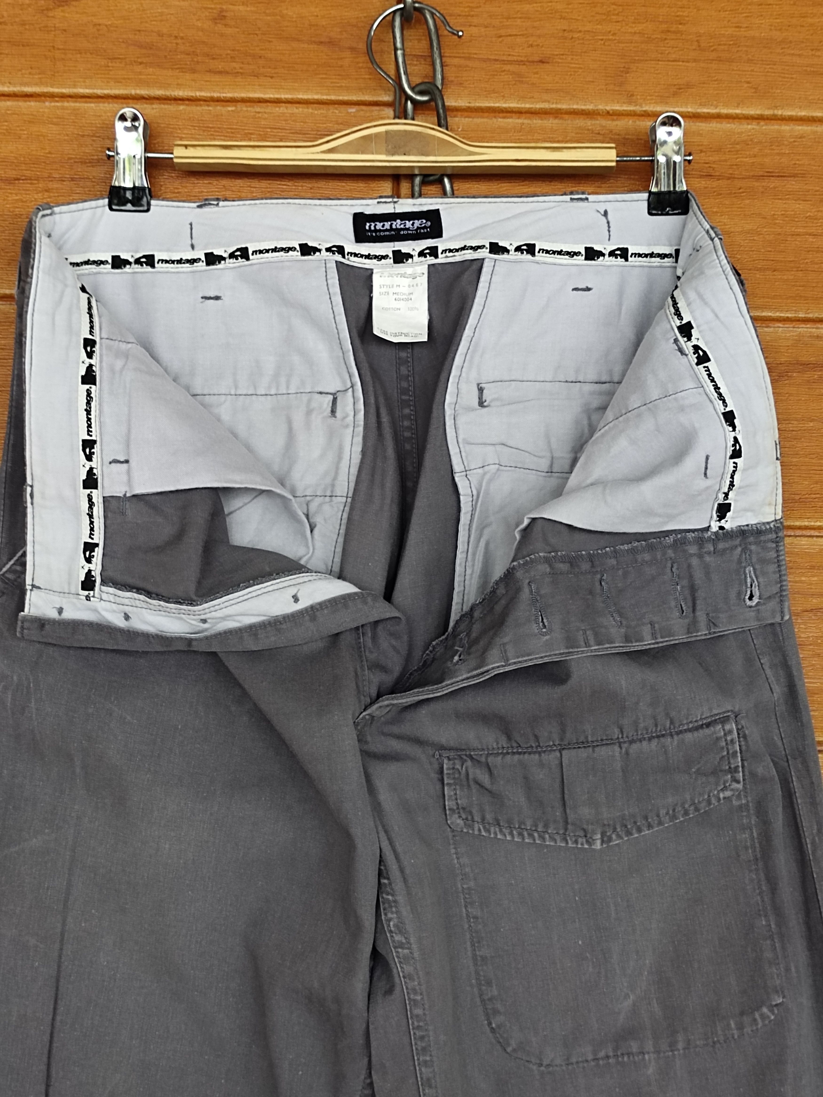 If Six Was Nine Vintage MONTAGE Single Pocket Cargo Pants Size US 32 / EU 48 - 19 Thumbnail