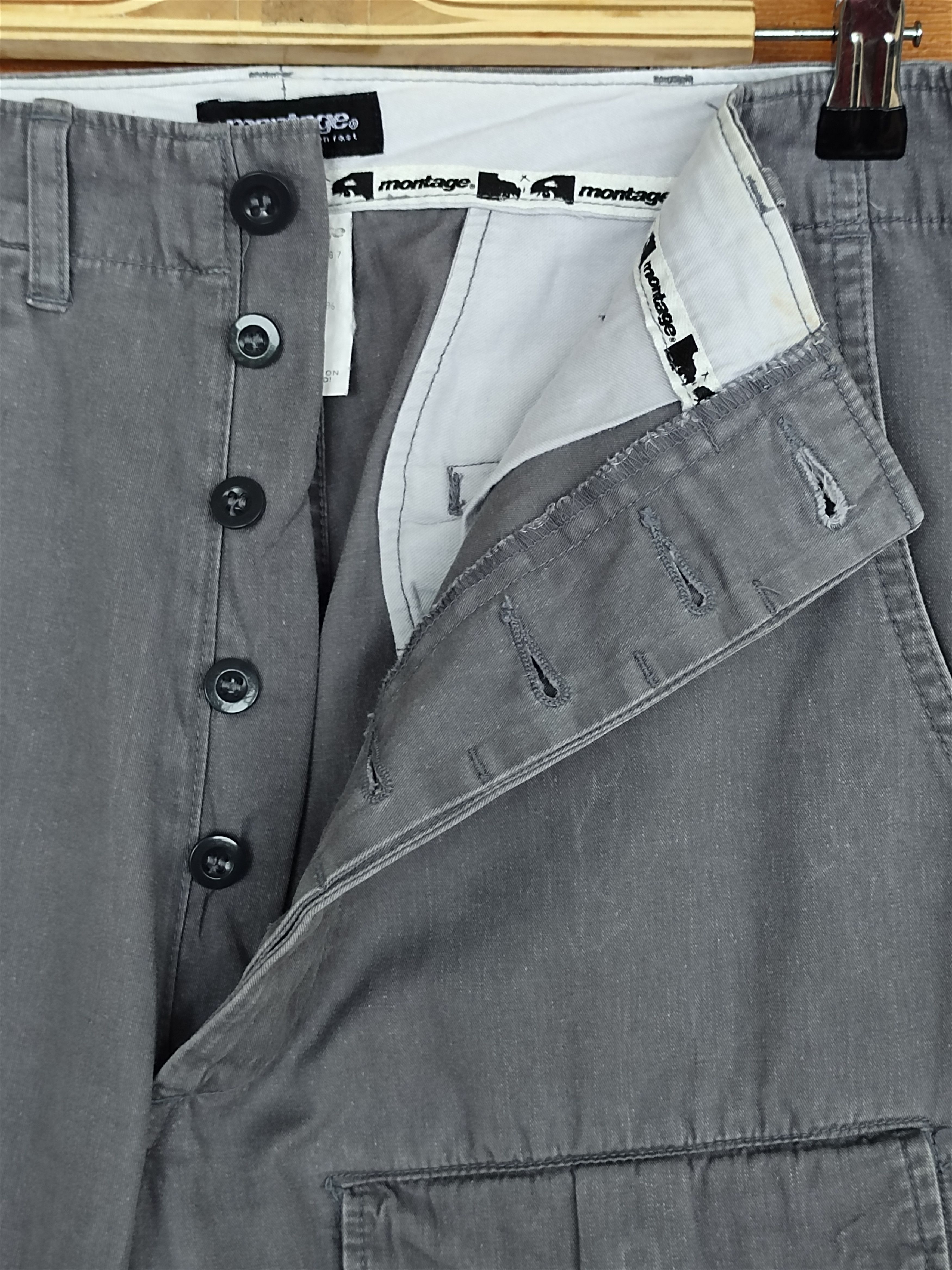 If Six Was Nine Vintage MONTAGE Single Pocket Cargo Pants Size US 32 / EU 48 - 18 Thumbnail