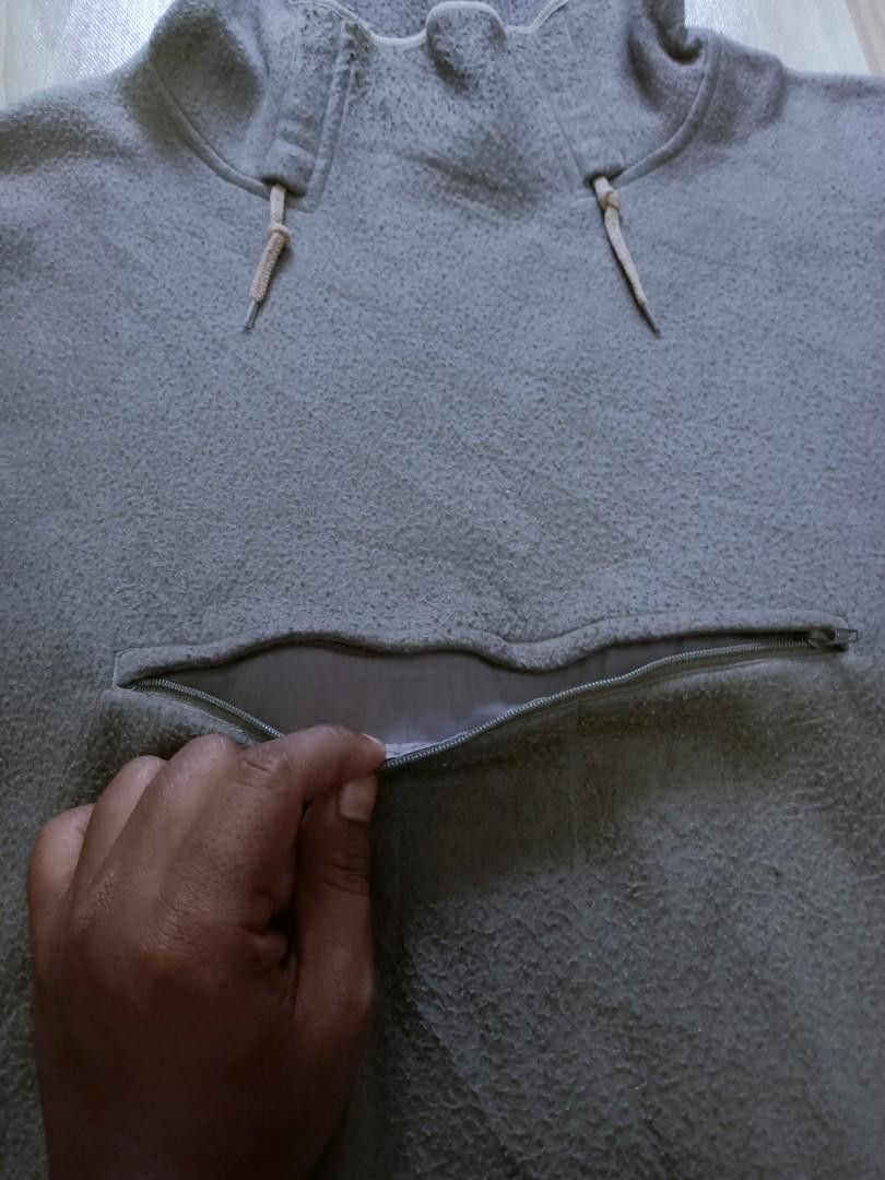 Levi's × Vintage Vintage Levi's anorak pocket fleece hoodie Size US L / EU 52-54 / 3 - 4 Thumbnail