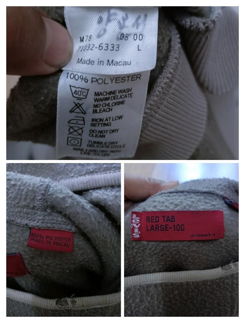 Levi's × Vintage Vintage Levi's anorak pocket fleece hoodie Size US L / EU 52-54 / 3 - 10 Thumbnail