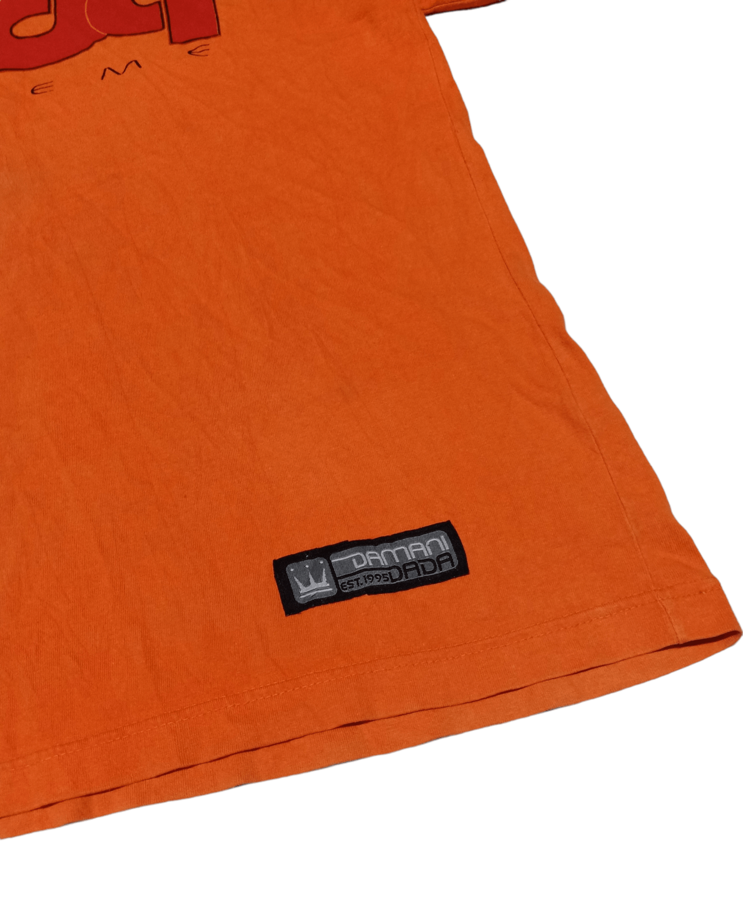 Damani Dada RARE🔥Orange Damani Dada Supreme Tee Size XL Size US XL / EU 56 / 4 - 7 Thumbnail
