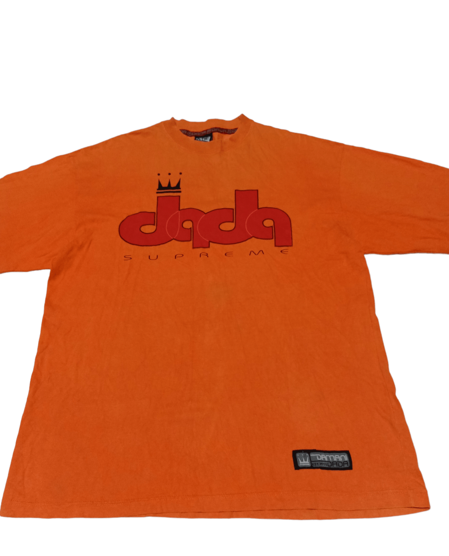 Damani Dada RARE🔥Orange Damani Dada Supreme Tee Size XL Size US XL / EU 56 / 4 - 5 Thumbnail