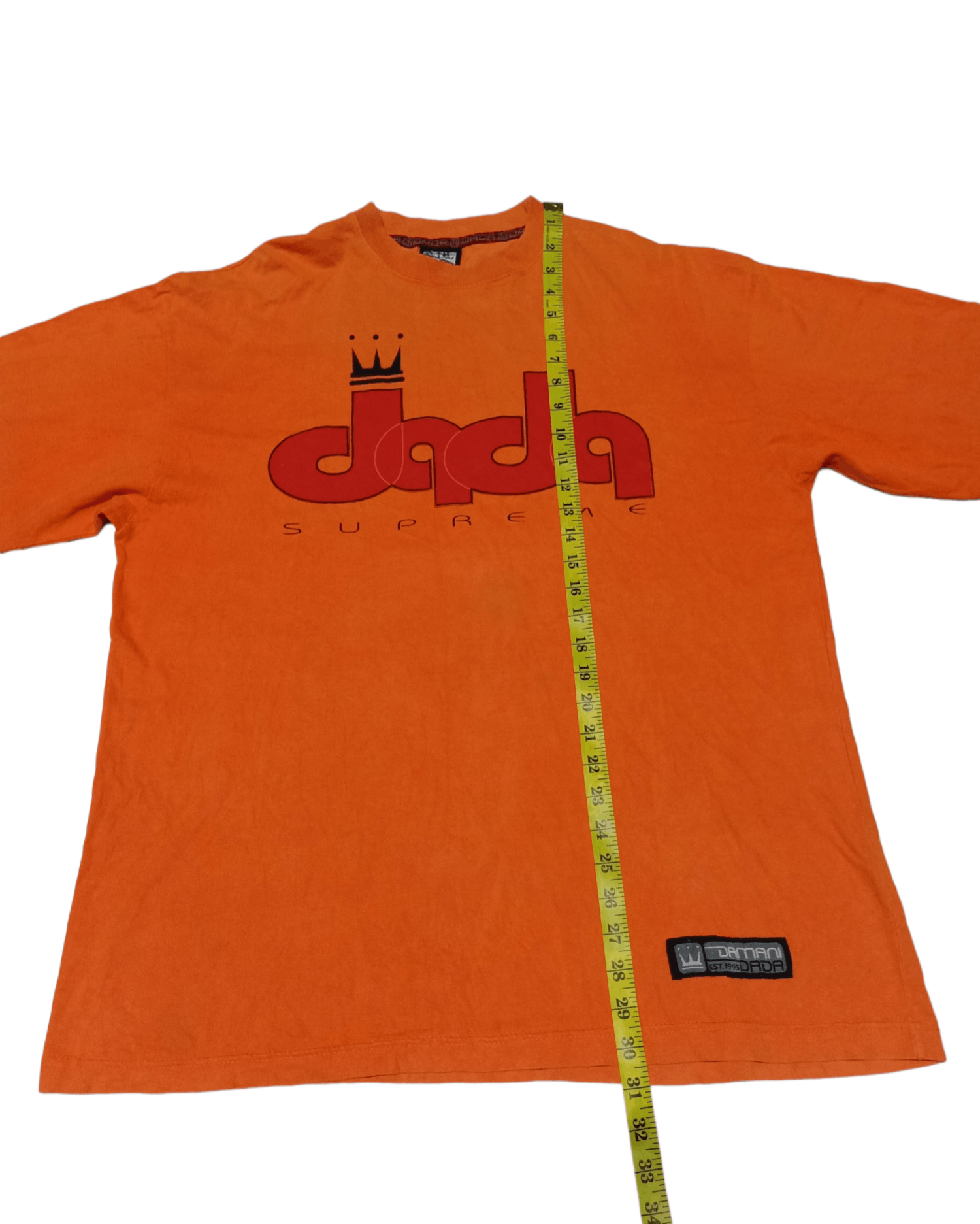 Damani Dada RARE🔥Orange Damani Dada Supreme Tee Size XL Size US XL / EU 56 / 4 - 10 Thumbnail