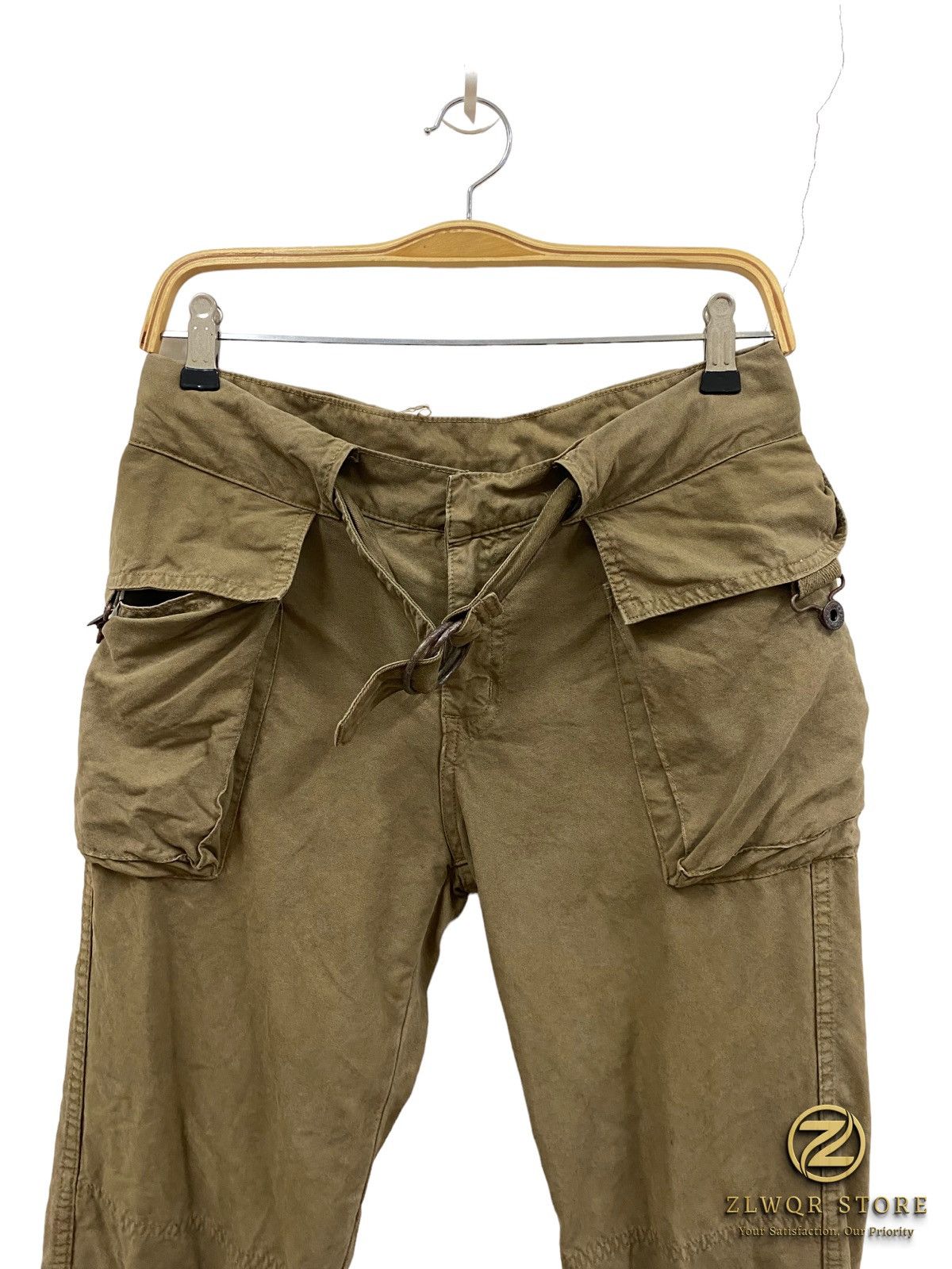 Johnbull × KOJIMA GENES × Kapital VINTAGE 1964 JOHNBULL ARMY RARE Size US 30 / EU 46 - 2 Thumbnail