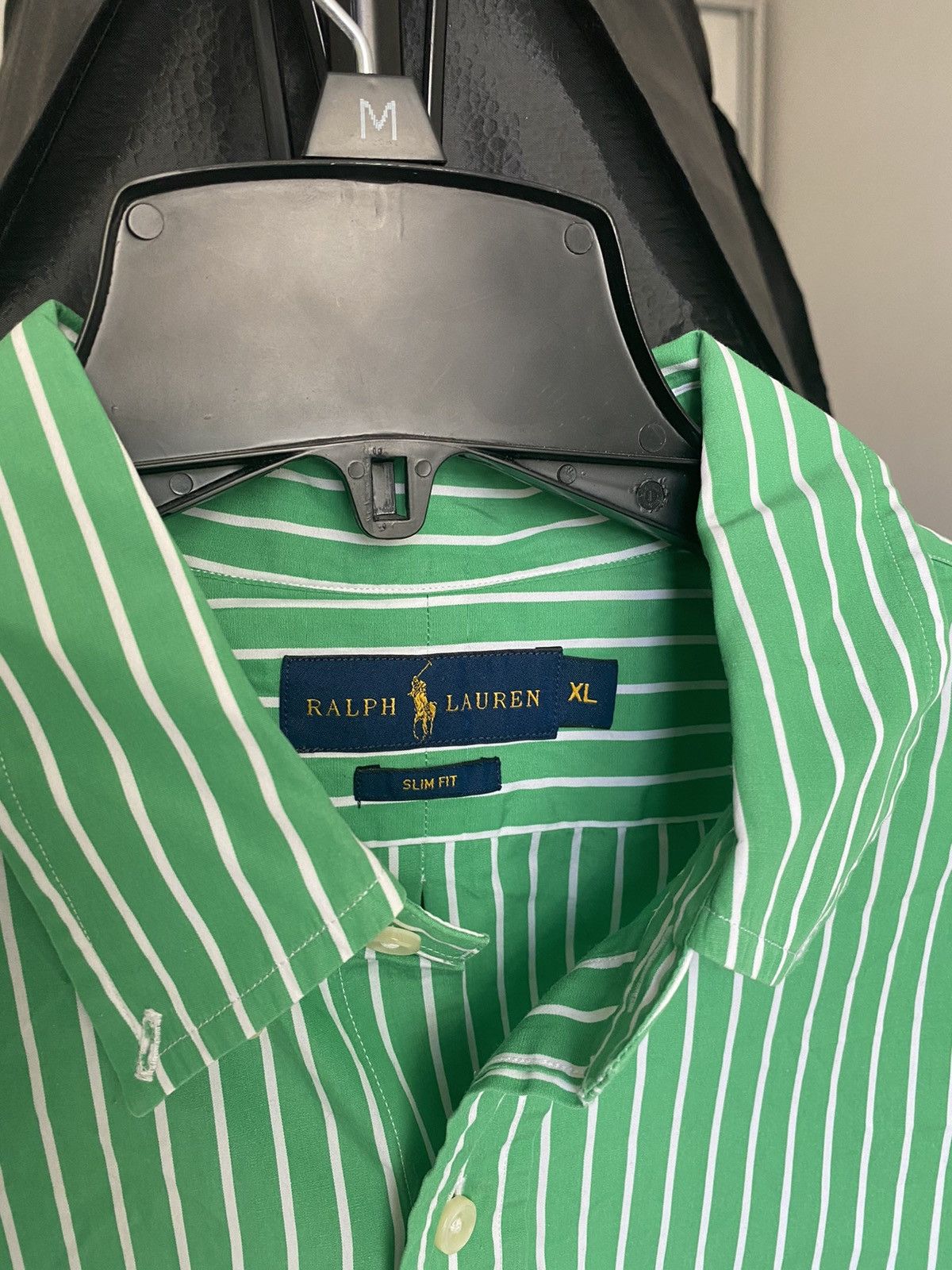 Ralph Lauren Vintage Polo Ralph Lauren slim fit striped long sleeve shirt Size US XL / EU 56 / 4 - 3 Thumbnail