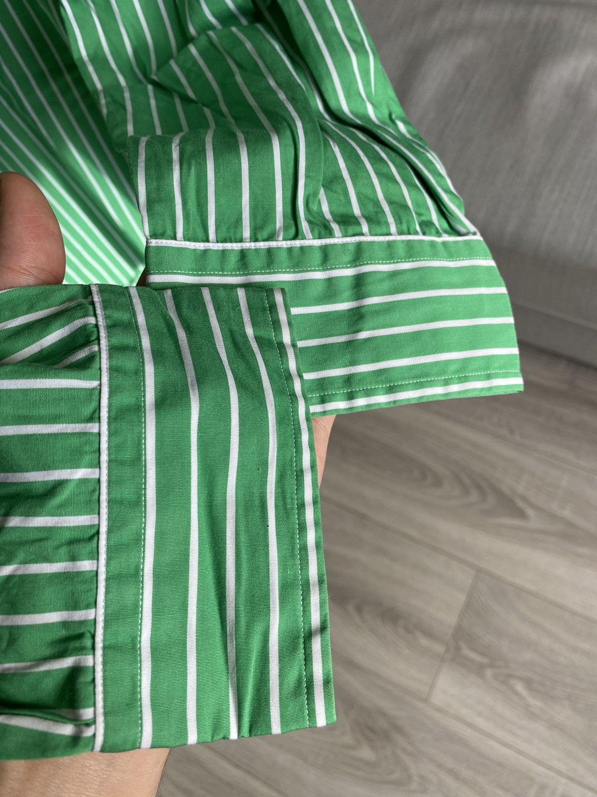 Ralph Lauren Vintage Polo Ralph Lauren slim fit striped long sleeve shirt Size US XL / EU 56 / 4 - 5 Thumbnail