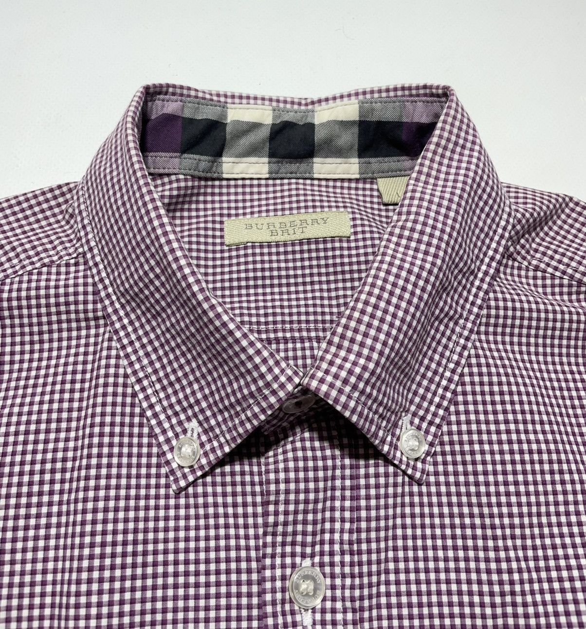 Burberry Burberry Brit Plaid Shirts Size US L / EU 52-54 / 3 - 6 Thumbnail