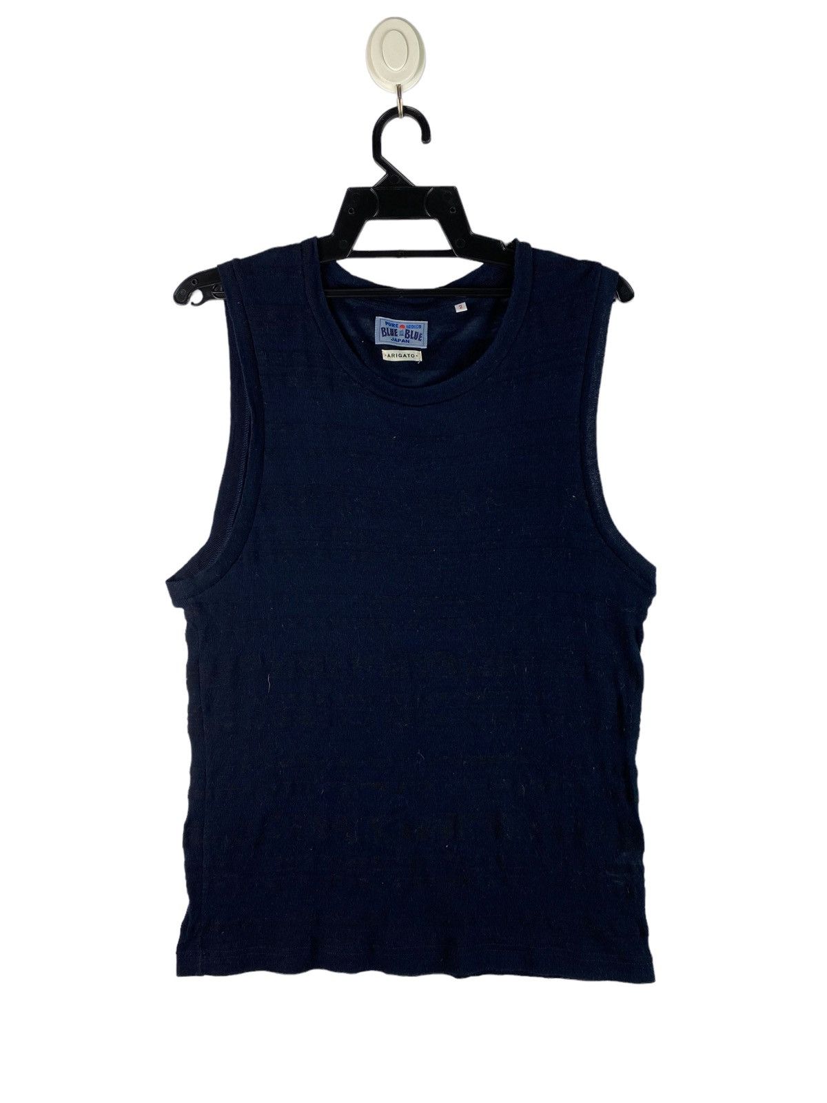 Blue Blue Japan Vintage 90s BLUE BLUE Japan indigo dyed tank top Size US M / EU 48-50 / 2 - 1 Thumbnail