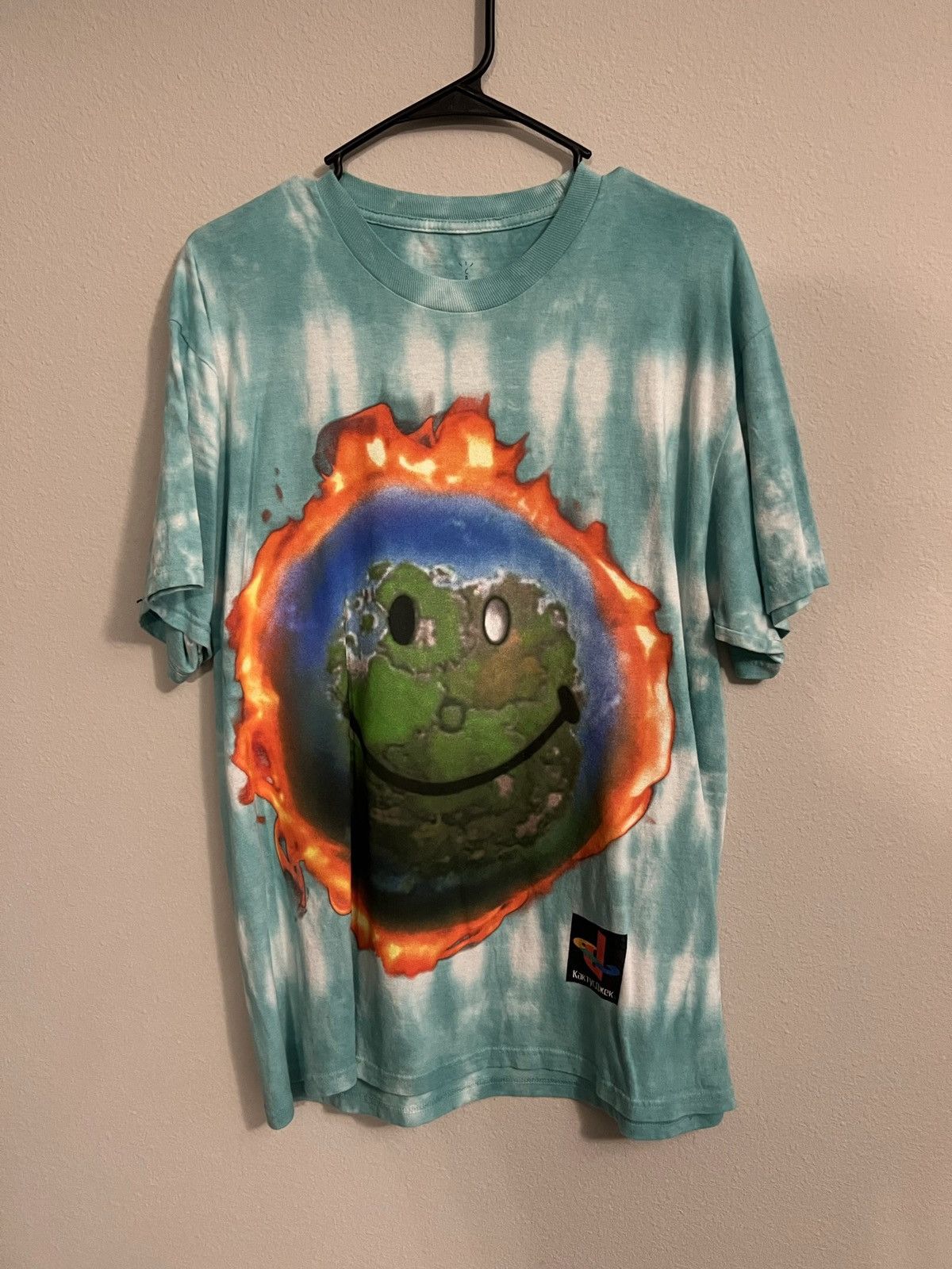 travis scott tie dye shirt