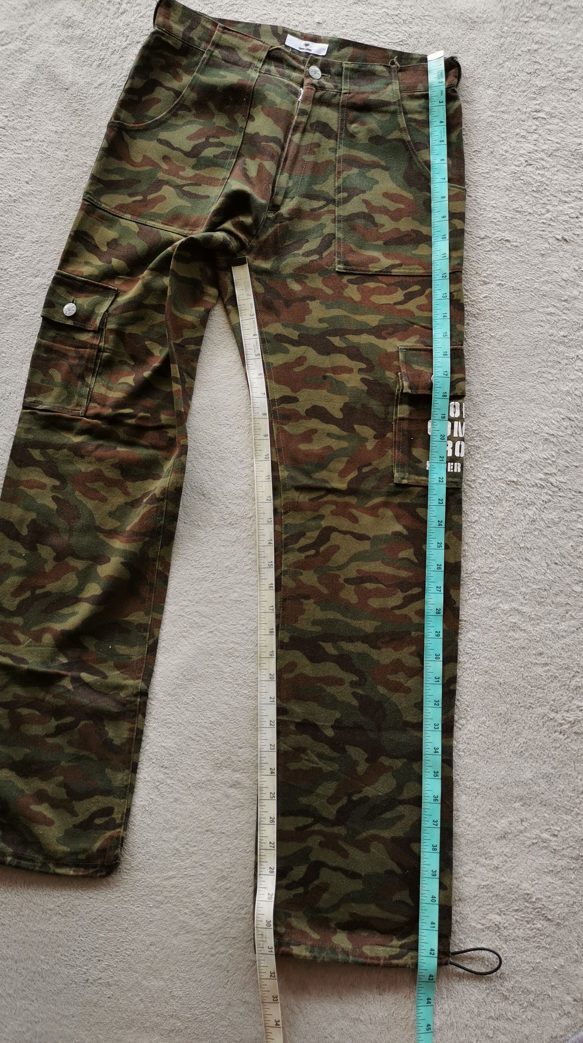 Super Lovers Superlovers Japan Tokyo Combat Rock Camo Cargo Pants Size US 30 / EU 46 - 10 Thumbnail