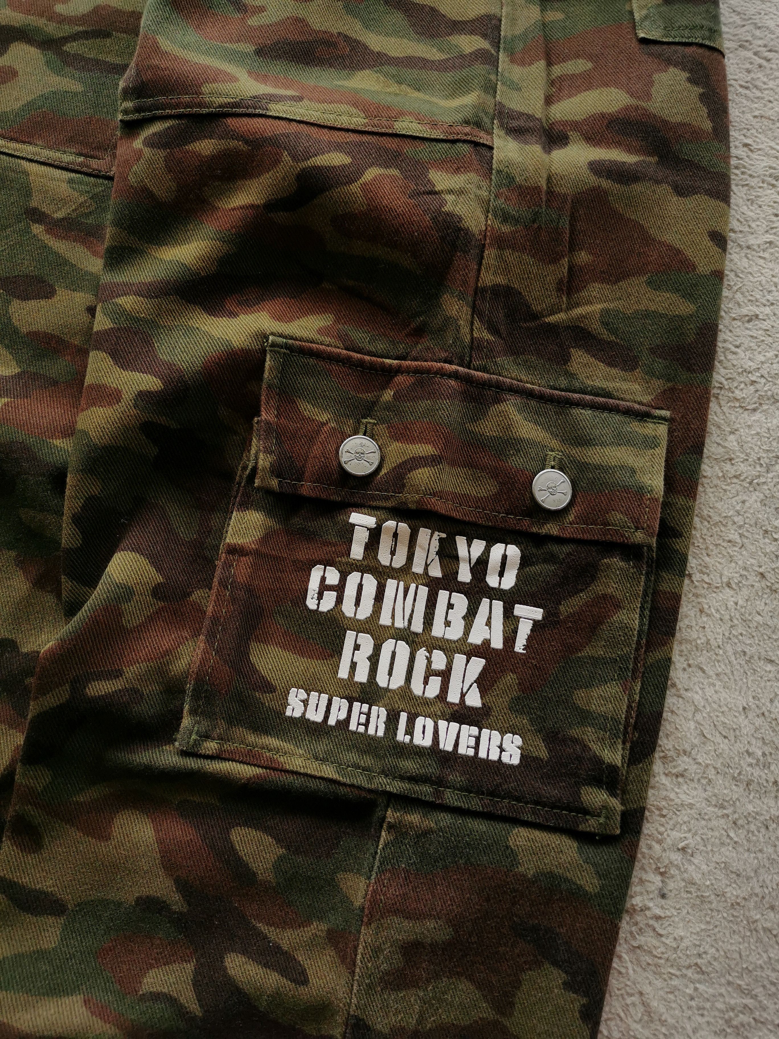 Super Lovers Superlovers Japan Tokyo Combat Rock Camo Cargo Pants Size US 30 / EU 46 - 3 Thumbnail