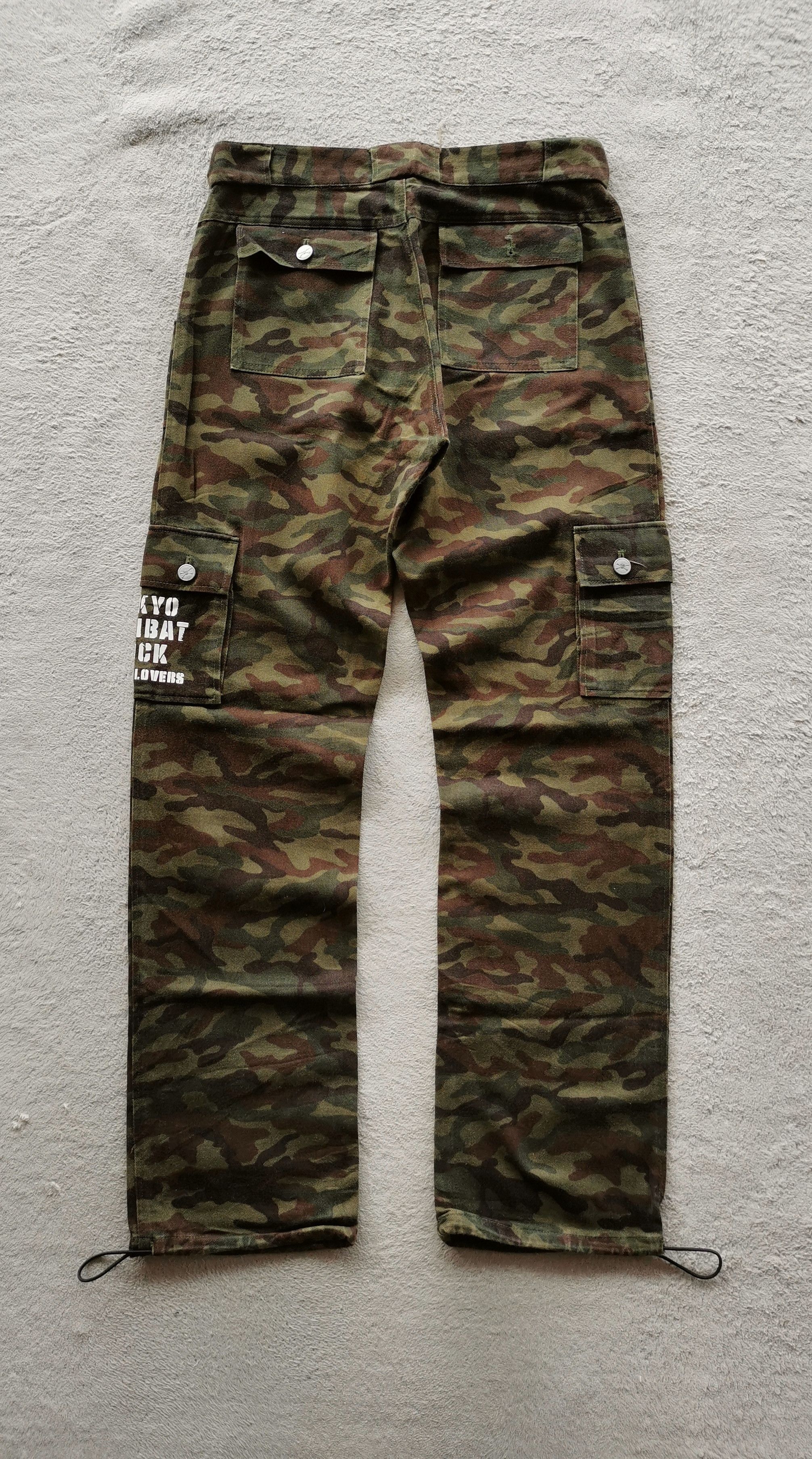 Super Lovers Superlovers Japan Tokyo Combat Rock Camo Cargo Pants Size US 30 / EU 46 - 5 Thumbnail