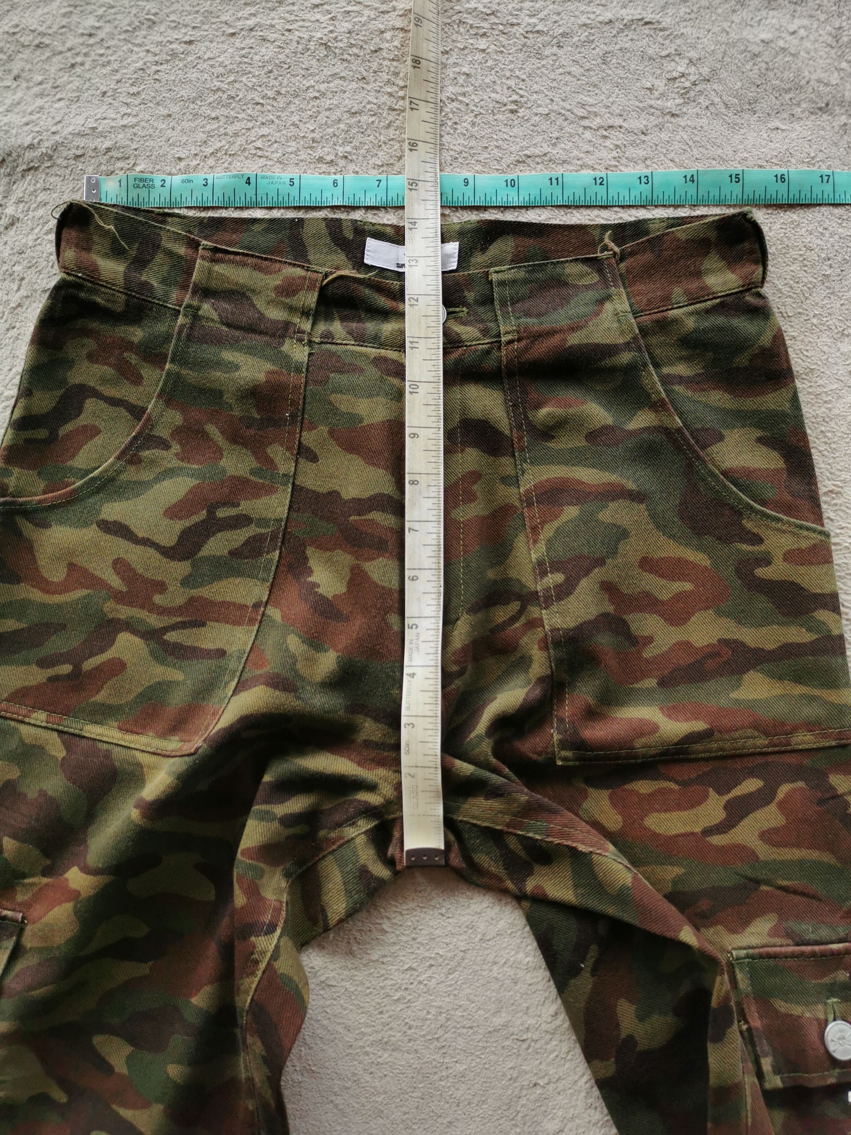 Super Lovers Superlovers Japan Tokyo Combat Rock Camo Cargo Pants Size US 30 / EU 46 - 11 Thumbnail
