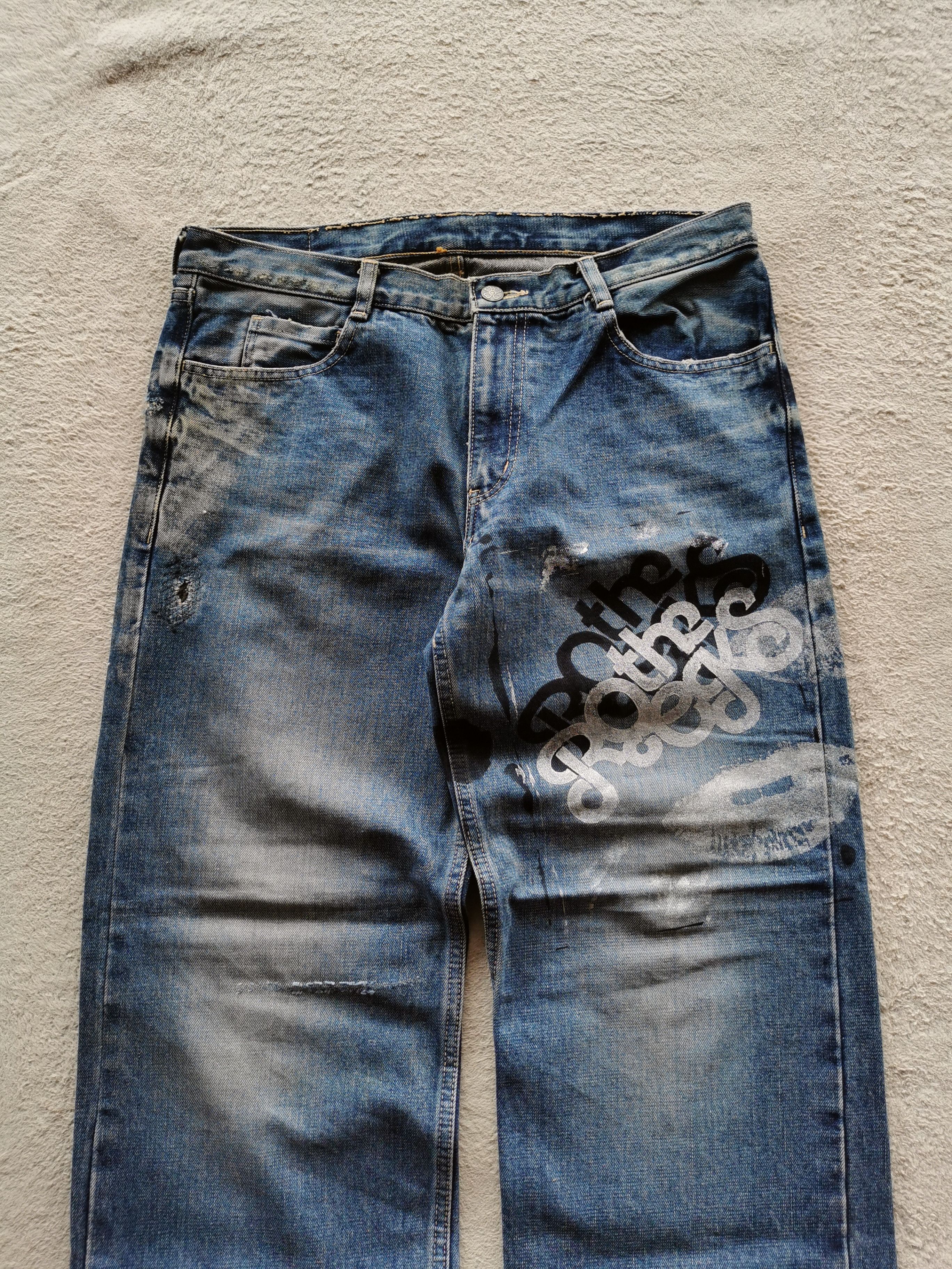 Japanese Brand Ozone Rocks Japan Selvedge Ankle Jeans Size US 33 - 3 Thumbnail