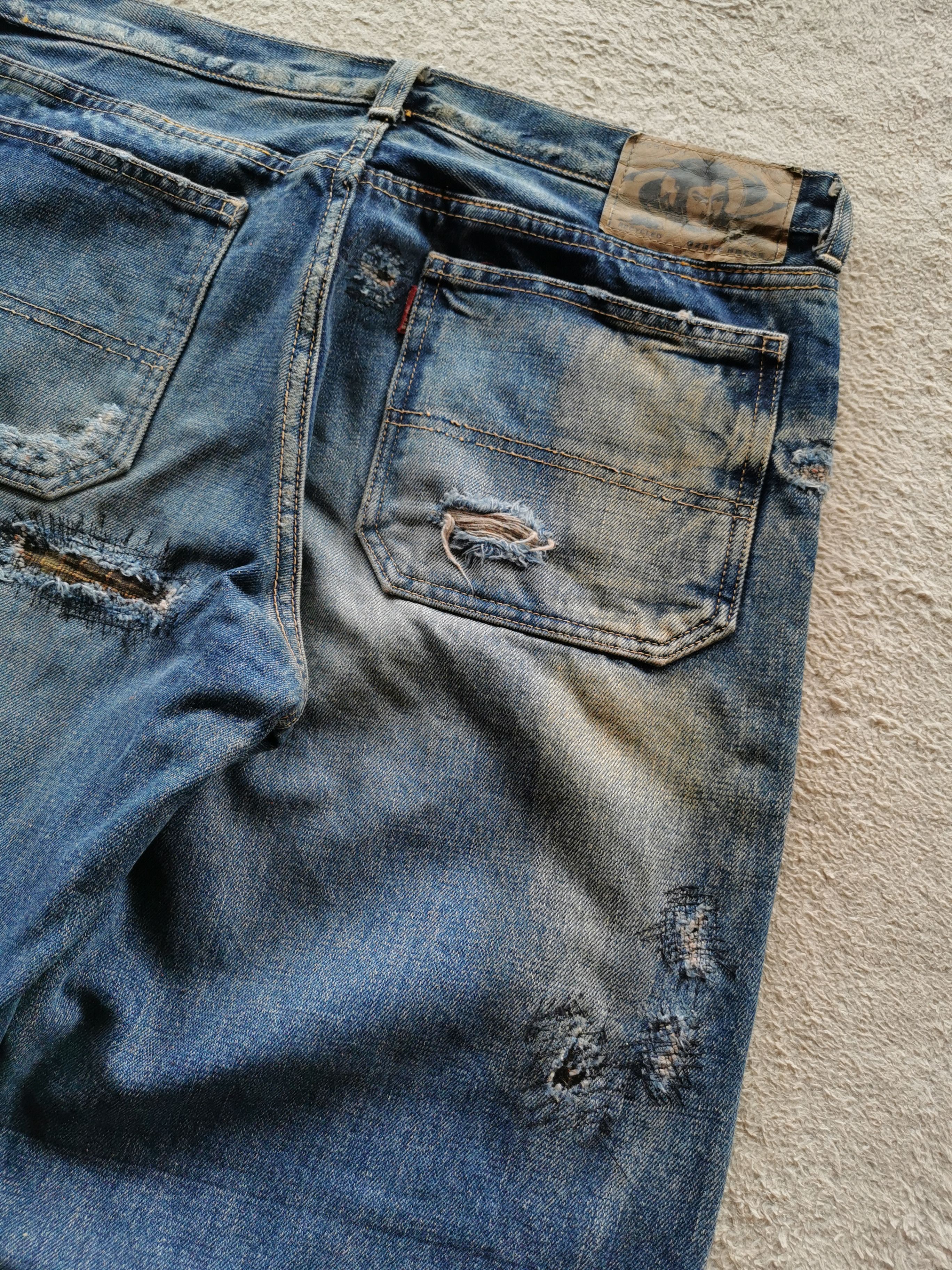 Japanese Brand Ozone Rocks Japan Selvedge Ankle Jeans Size US 33 - 7 Thumbnail