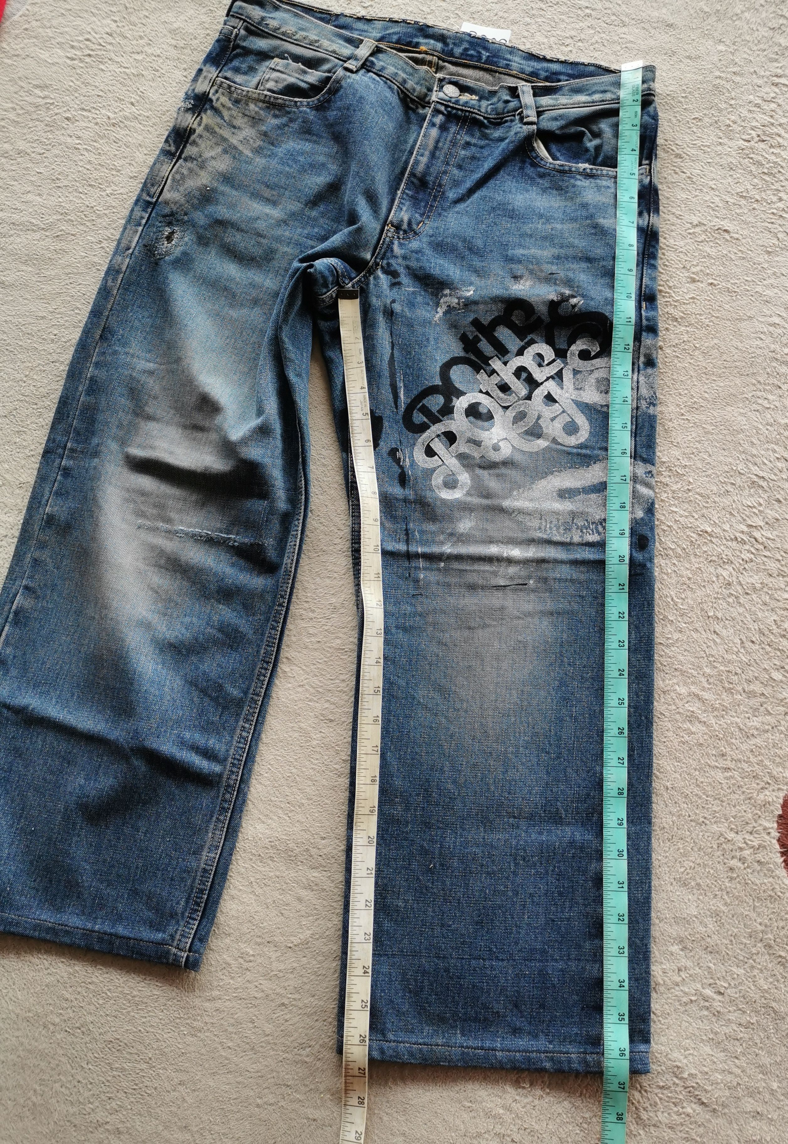 Japanese Brand Ozone Rocks Japan Selvedge Ankle Jeans Size US 33 - 14 Thumbnail