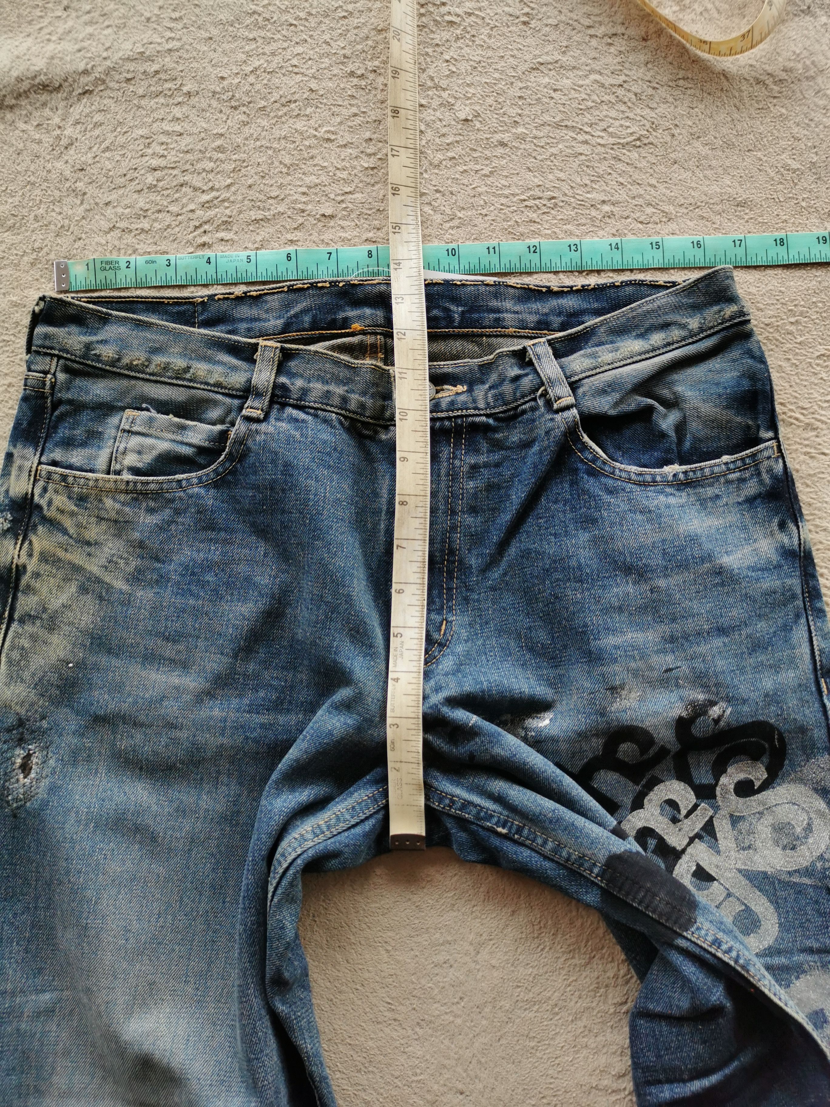 Japanese Brand Ozone Rocks Japan Selvedge Ankle Jeans Size US 33 - 13 Thumbnail