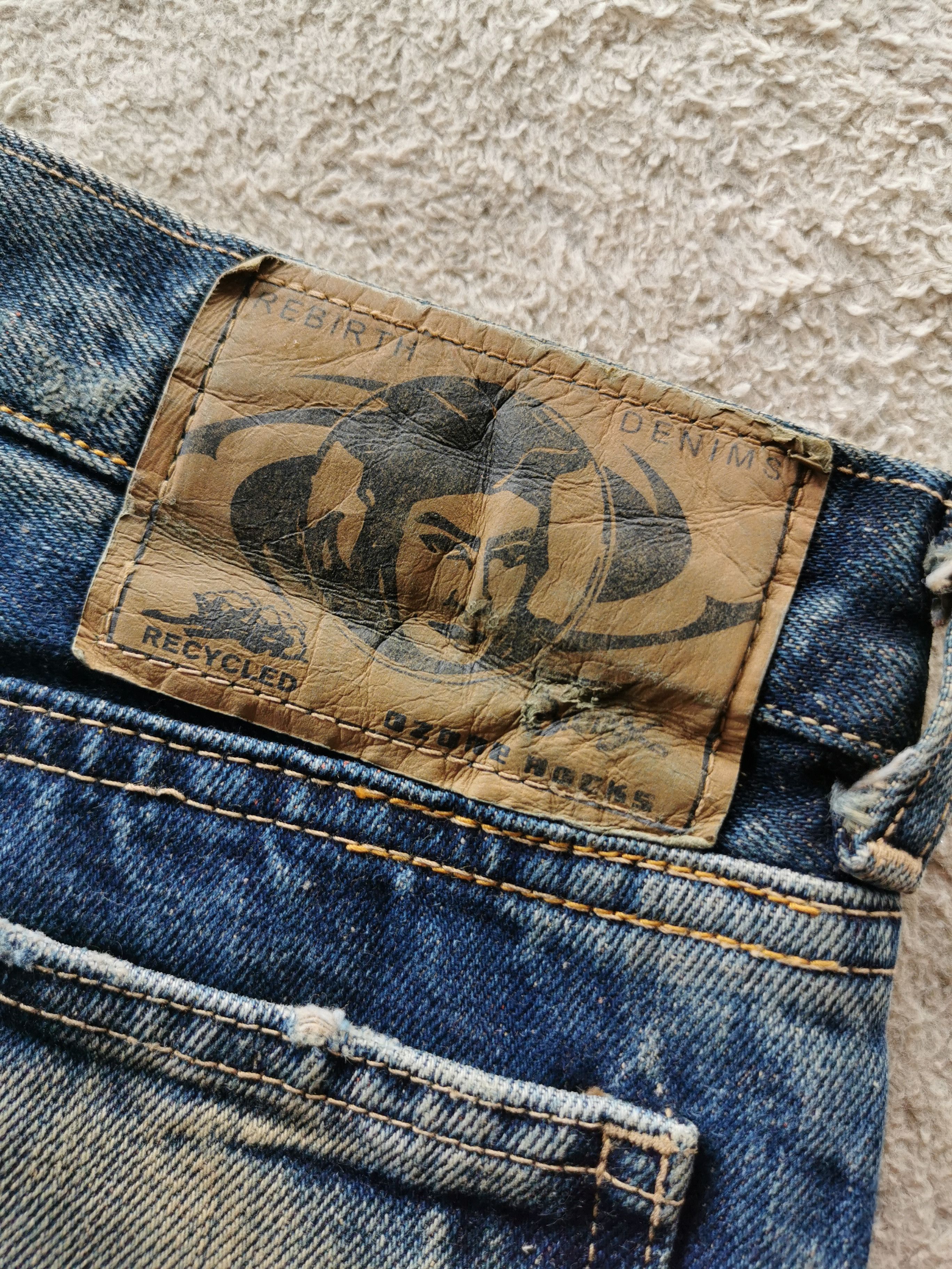 Japanese Brand Ozone Rocks Japan Selvedge Ankle Jeans Size US 33 - 8 Thumbnail
