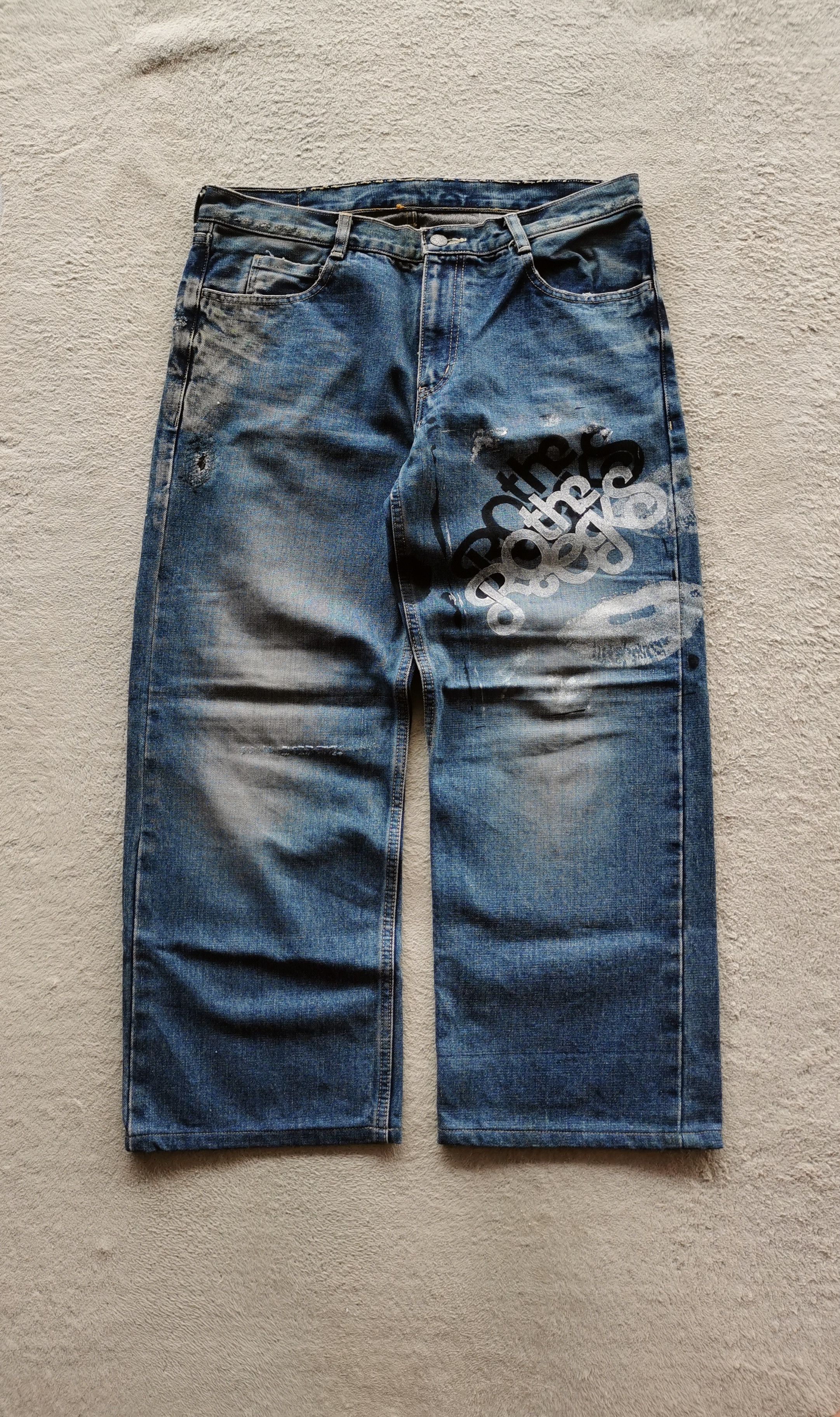 Japanese Brand Ozone Rocks Japan Selvedge Ankle Jeans Size US 33 - 1 Thumbnail