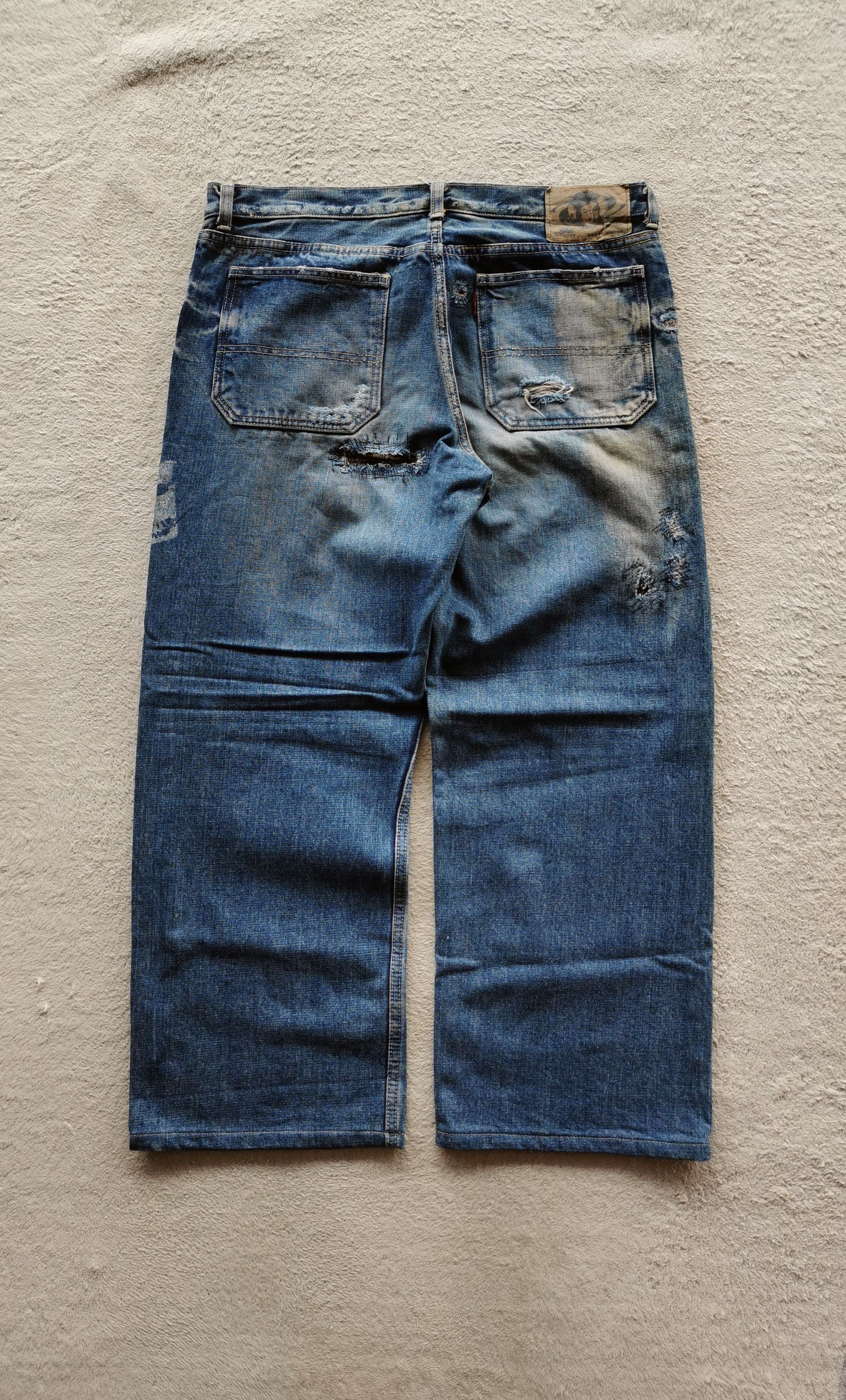 Japanese Brand Ozone Rocks Japan Selvedge Ankle Jeans Size US 33 - 9 Thumbnail