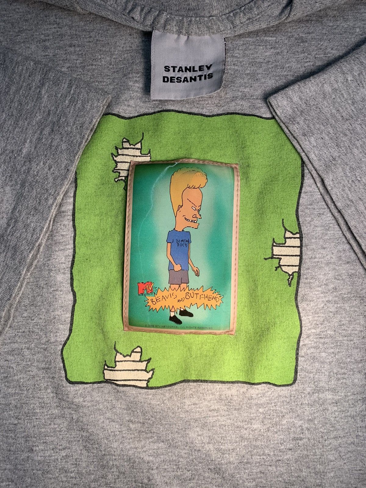 Vintage Beavis And Butthead Cornholio Hologram Stanley Desantis 90s