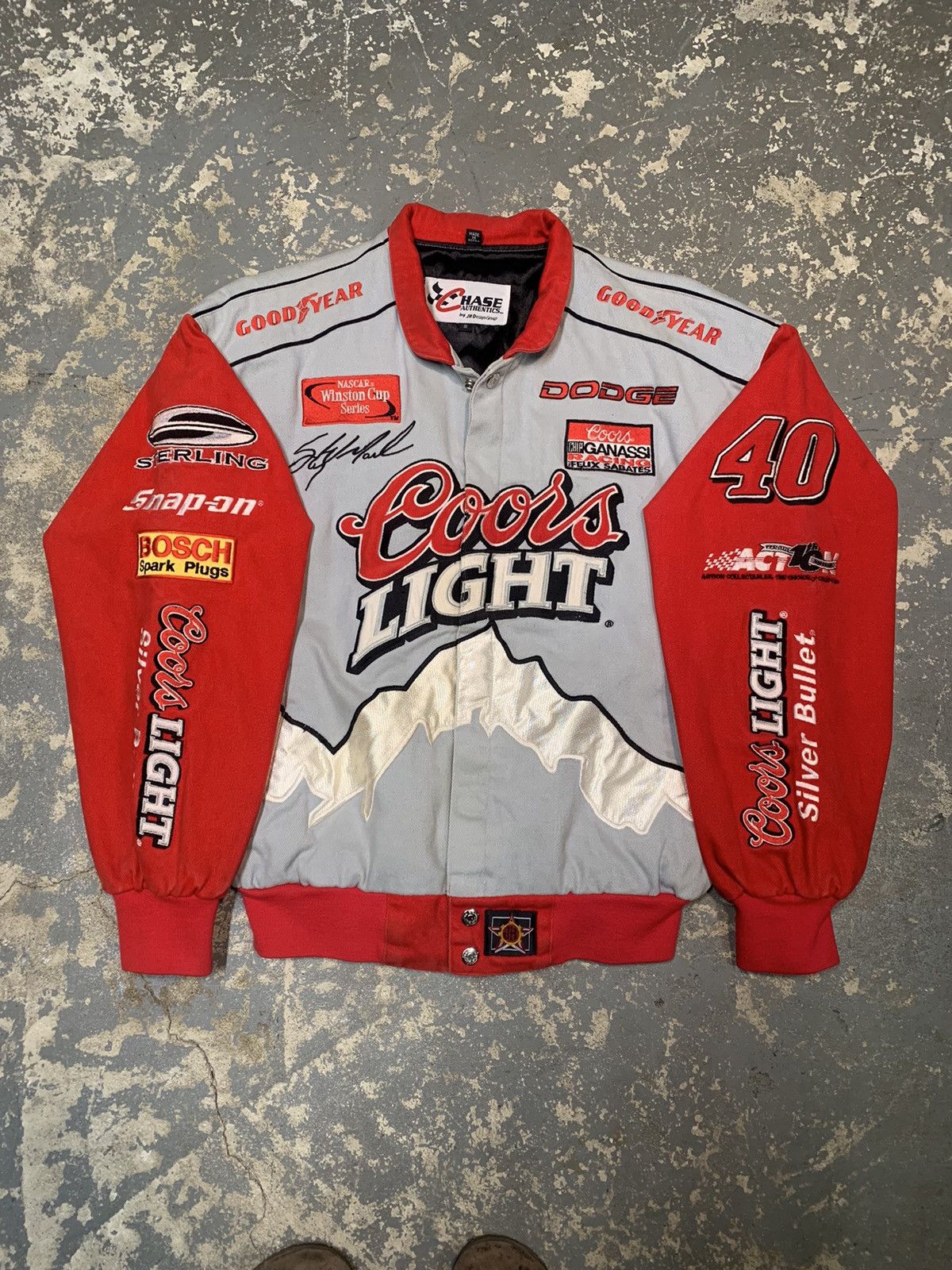 Vintage Vintage Coors Light NASCAR Racing Chase Authentic Jacket | Grailed
