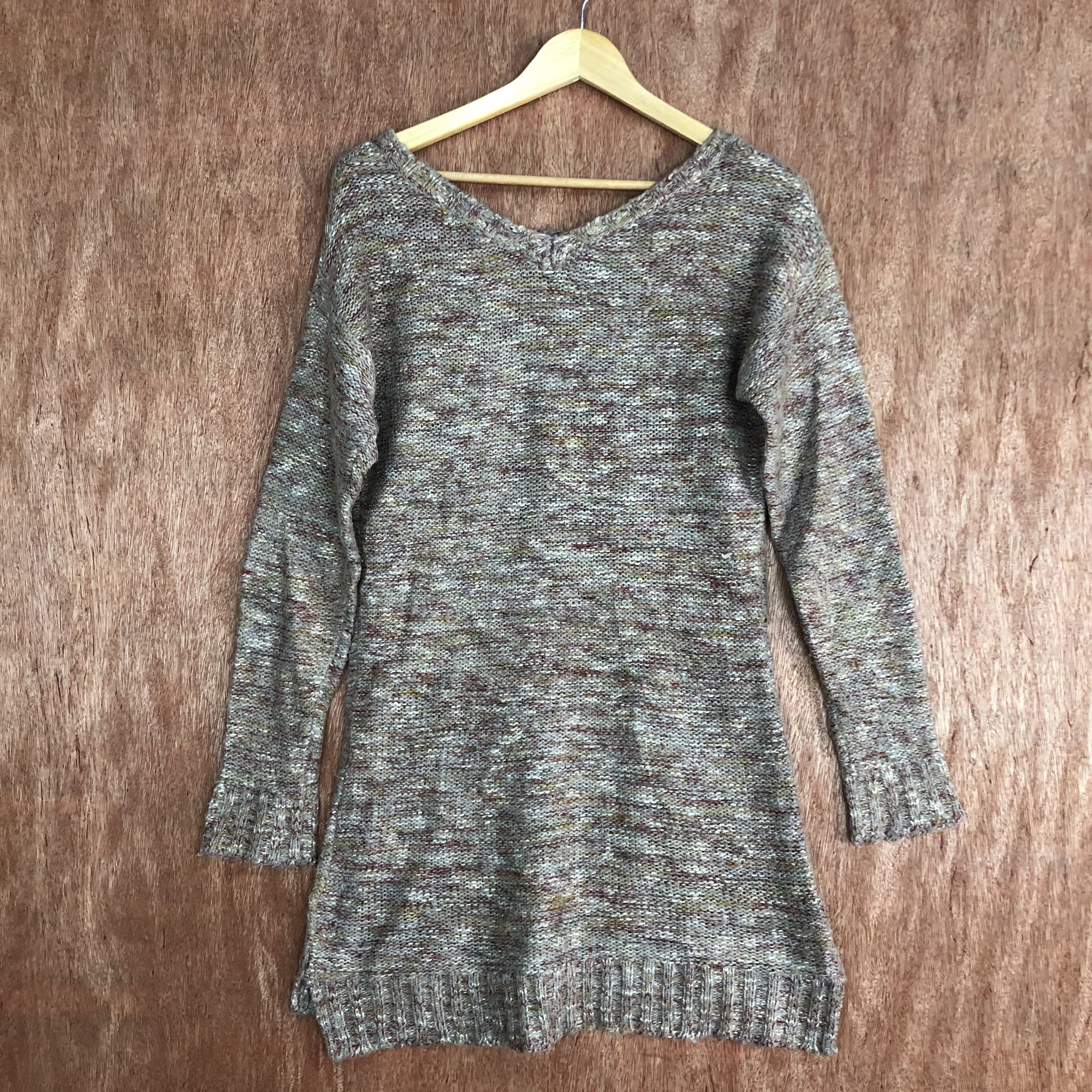 Homespun Knitwear × Japanese Brand DLL Japan Multicolor dress Knitwear #c498 Size US S / EU 44-46 / 1 - 11 Thumbnail
