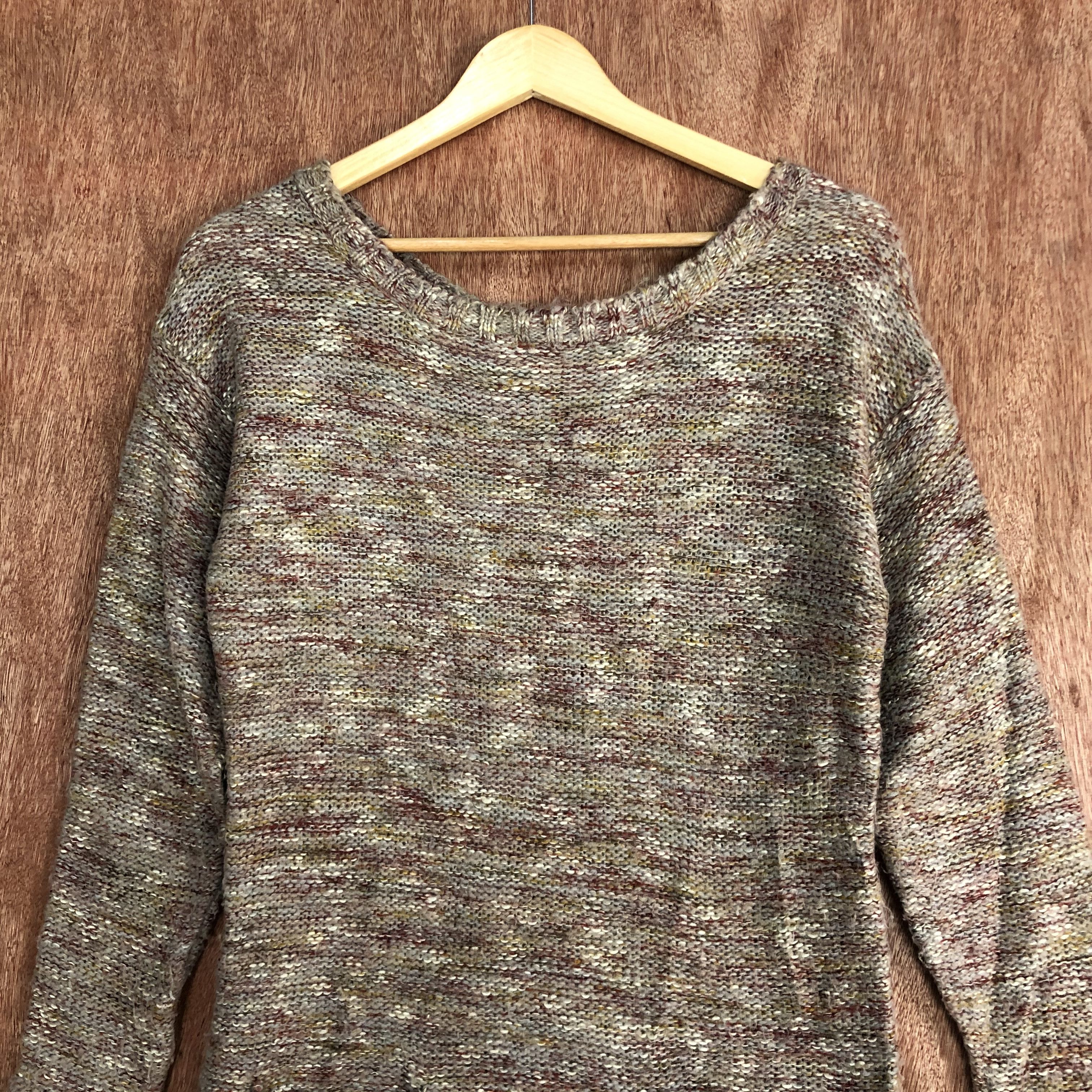 Homespun Knitwear × Japanese Brand DLL Japan Multicolor dress Knitwear #c498 Size US S / EU 44-46 / 1 - 2 Thumbnail