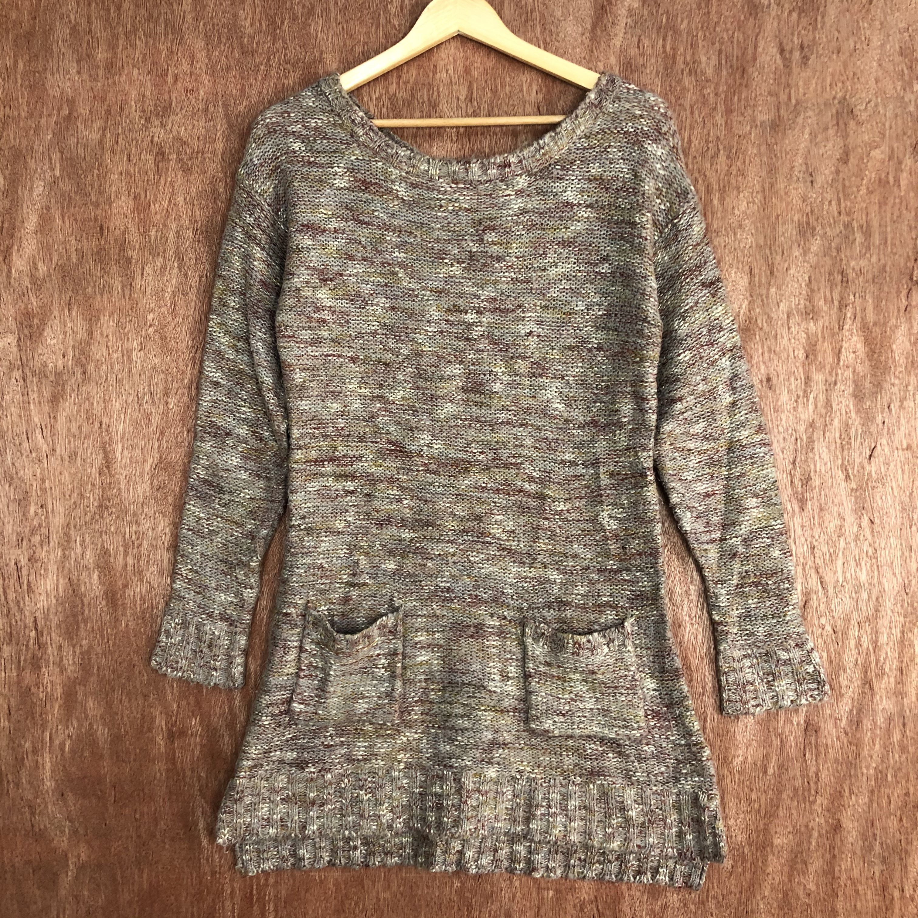 Homespun Knitwear × Japanese Brand DLL Japan Multicolor dress Knitwear #c498 Size US S / EU 44-46 / 1 - 3 Thumbnail