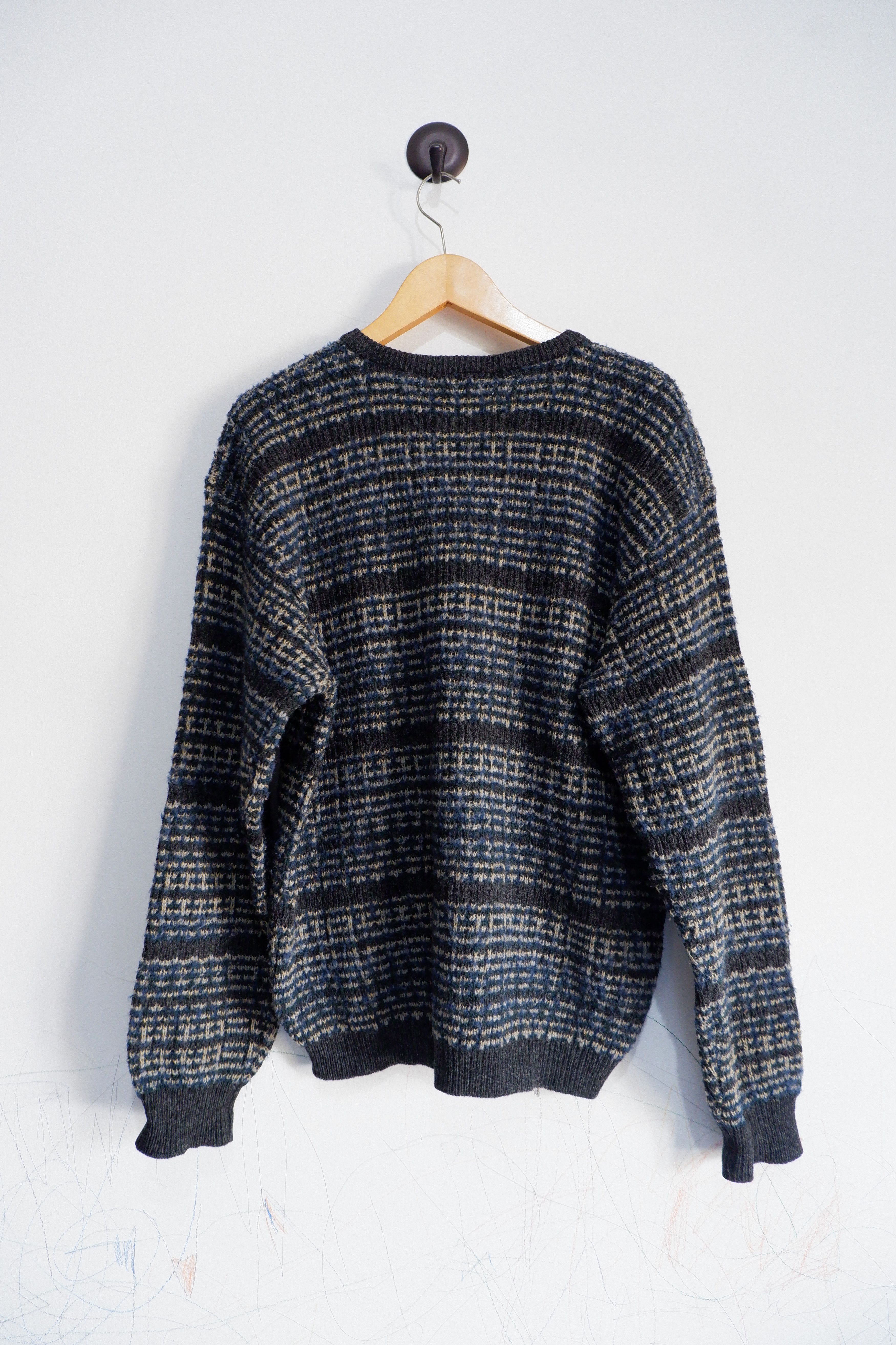 Japanese Brand Vintage FICCE UOMO Distressed Knitwear Size US M / EU 48-50 / 2 - 2 Thumbnail
