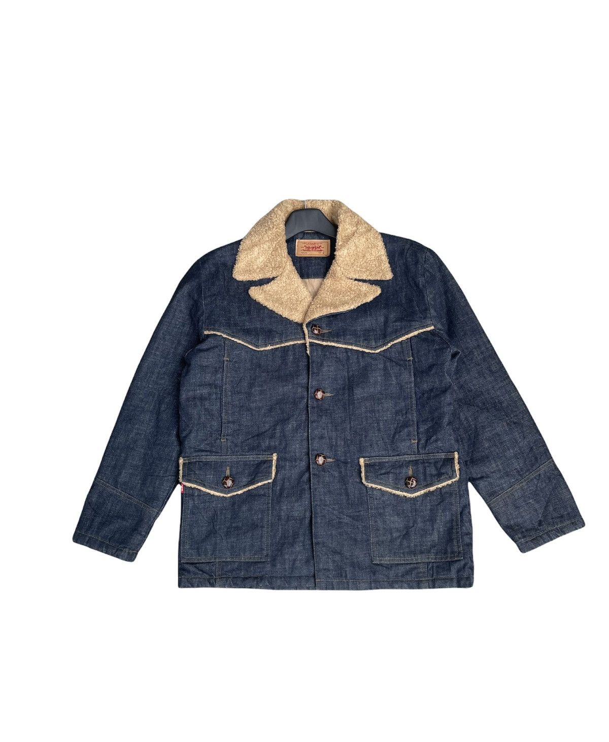 Le Grande Bleu (L.G.B.) Levis 70534 e Vintage 2004 Denim Jacket Size US L / EU 52-54 / 3 - 1 Thumbnail