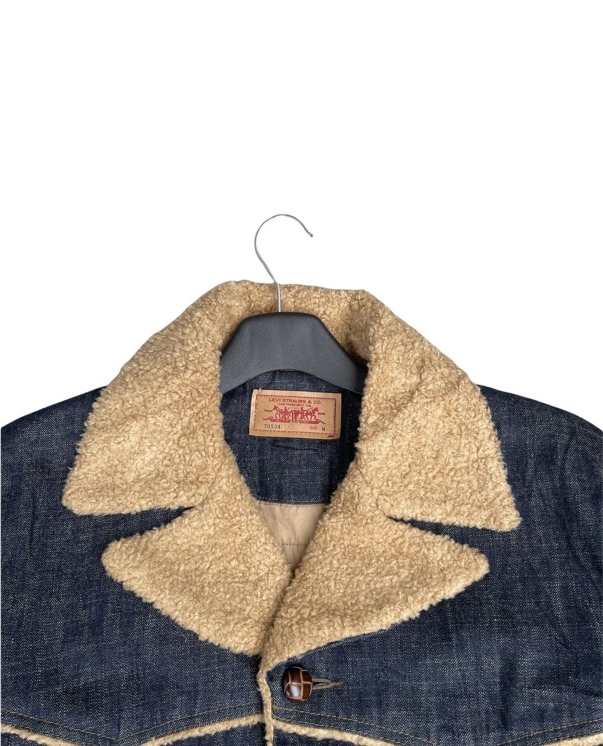 Le Grande Bleu (L.G.B.) Levis 70534 e Vintage 2004 Denim Jacket Size US L / EU 52-54 / 3 - 6 Thumbnail