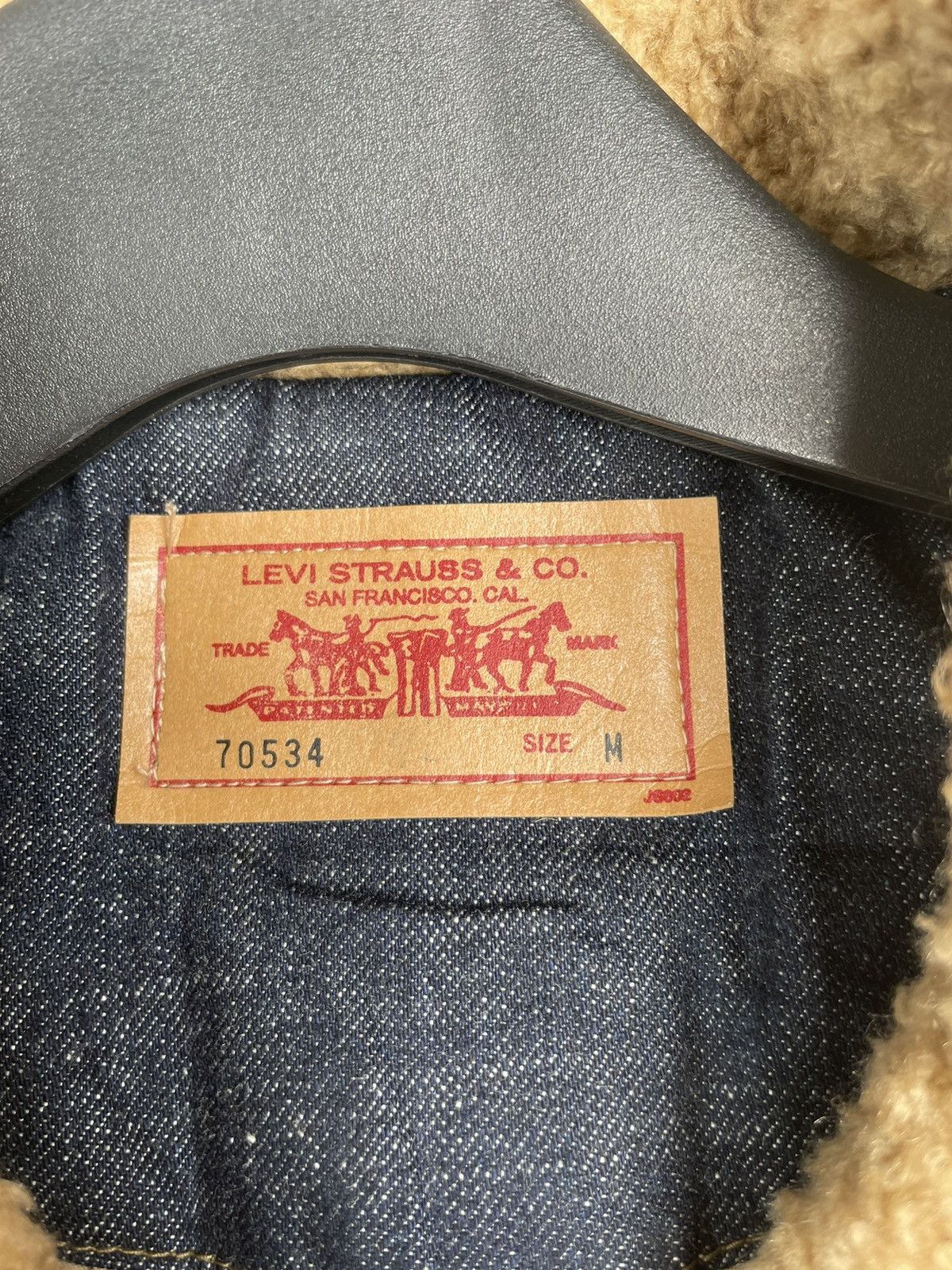 Le Grande Bleu (L.G.B.) Levis 70534 e Vintage 2004 Denim Jacket Size US L / EU 52-54 / 3 - 16 Thumbnail