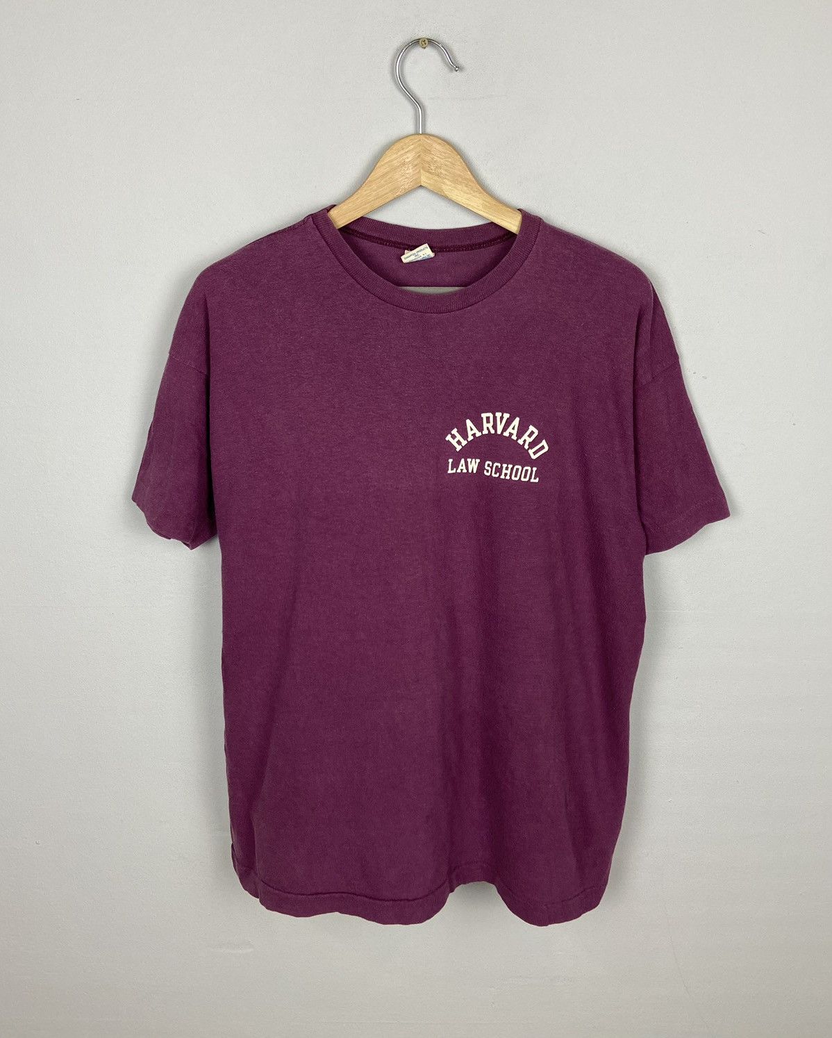 Vintage 70s Champion Harvard Law School Tee