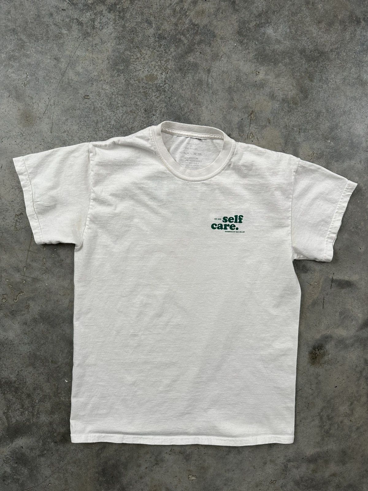 Mac Miller Mac Miller White Self Care Logo Tee Sz. Medium Size US M / EU 48-50 / 2 - 4 Thumbnail