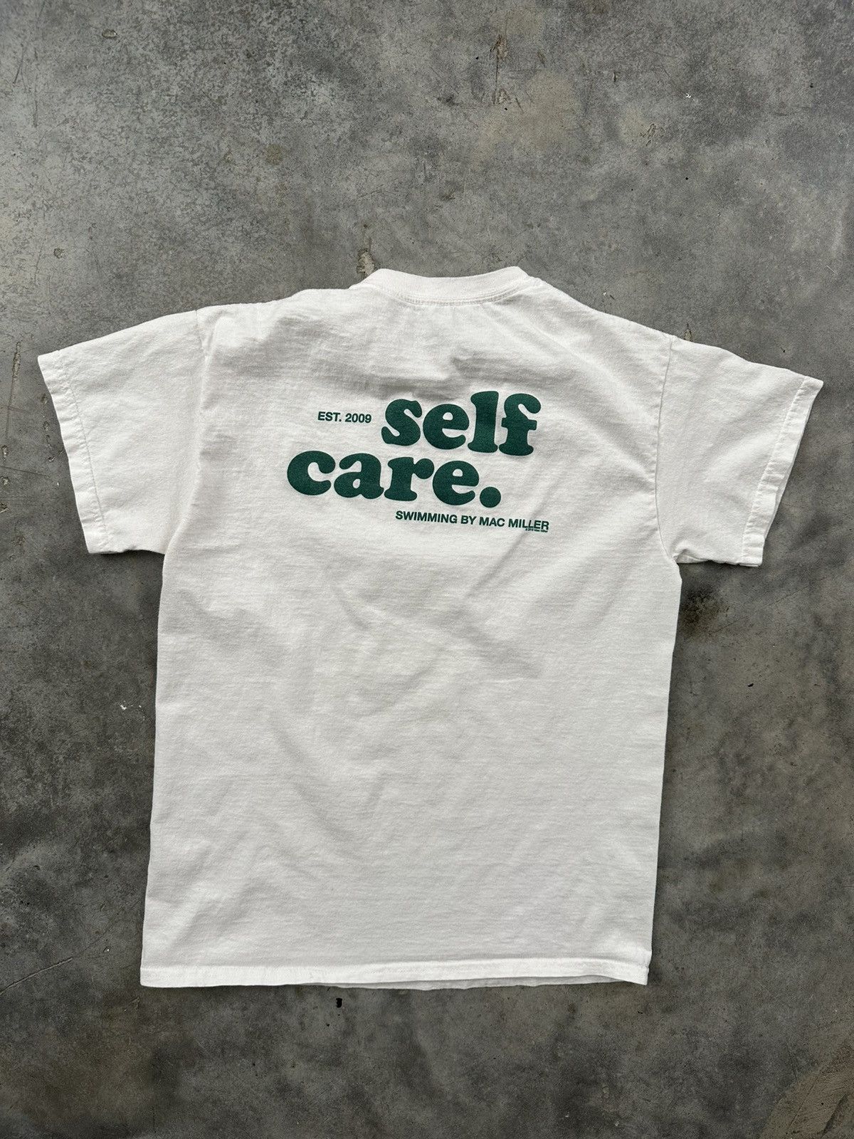 Mac Miller Mac Miller White Self Care Logo Tee Sz. Medium Size US M / EU 48-50 / 2 - 1 Thumbnail