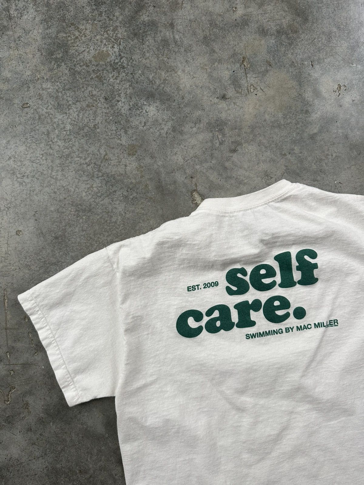 Mac Miller Mac Miller White Self Care Logo Tee Sz. Medium Size US M / EU 48-50 / 2 - 2 Thumbnail