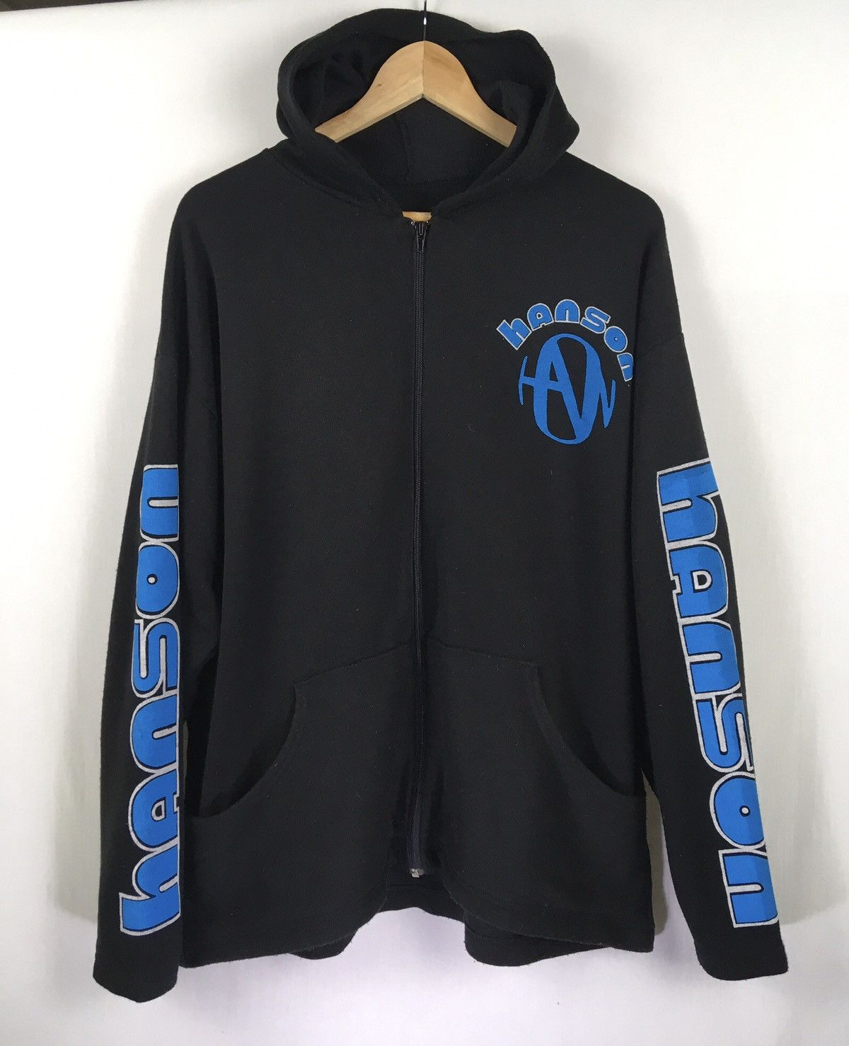 Band Tees Vintage 90s Hanson Big Back Print Rock Band Hoodie Size US XL / EU 56 / 4 - 2 Thumbnail