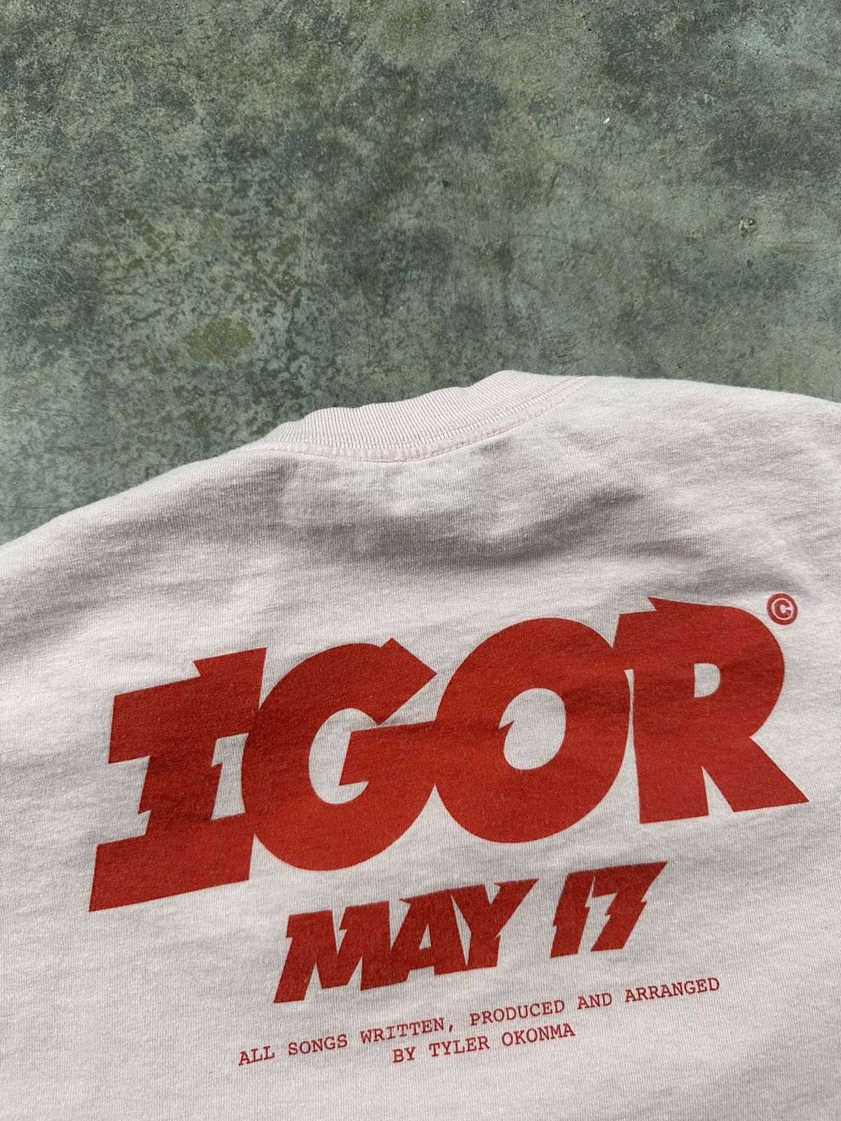 Golf Wang Golf Wang " Igor " Pink Album Release Tee Sz. Large Tyler Size US L / EU 52-54 / 3 - 3 Thumbnail