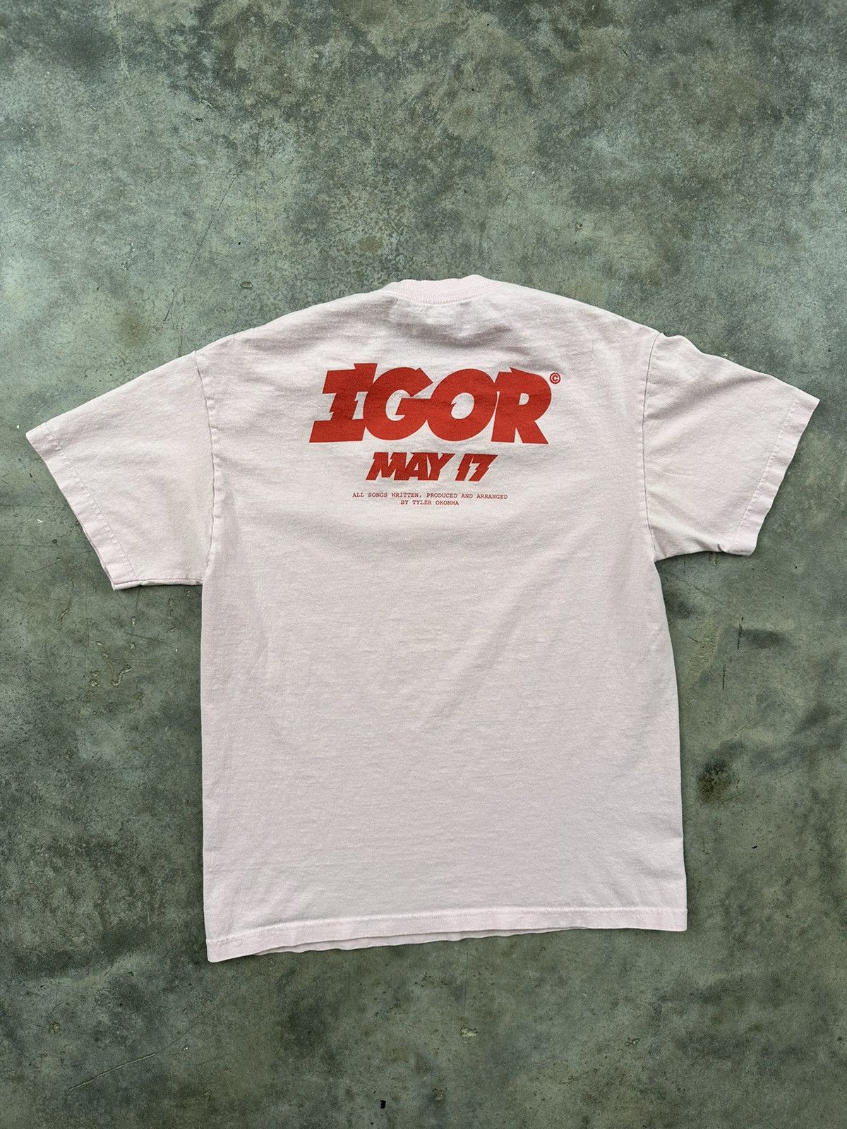 Golf Wang Golf Wang " Igor " Pink Album Release Tee Sz. Large Tyler Size US L / EU 52-54 / 3 - 1 Thumbnail